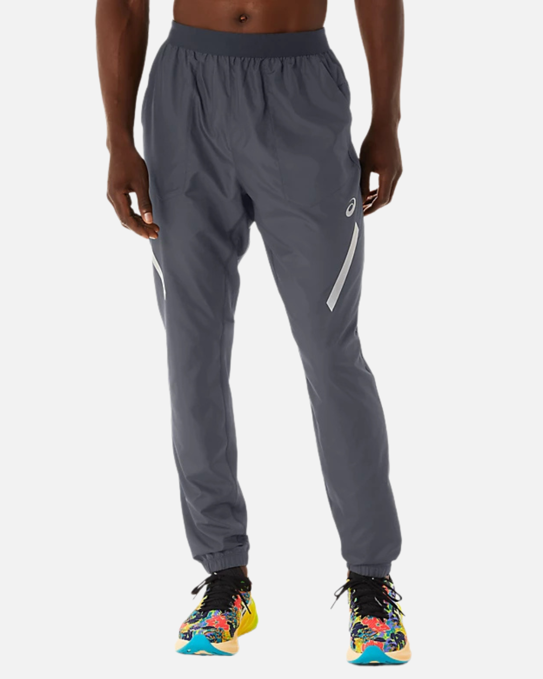 Pantaloni Asics Lite-Show - Grigio/Bianco