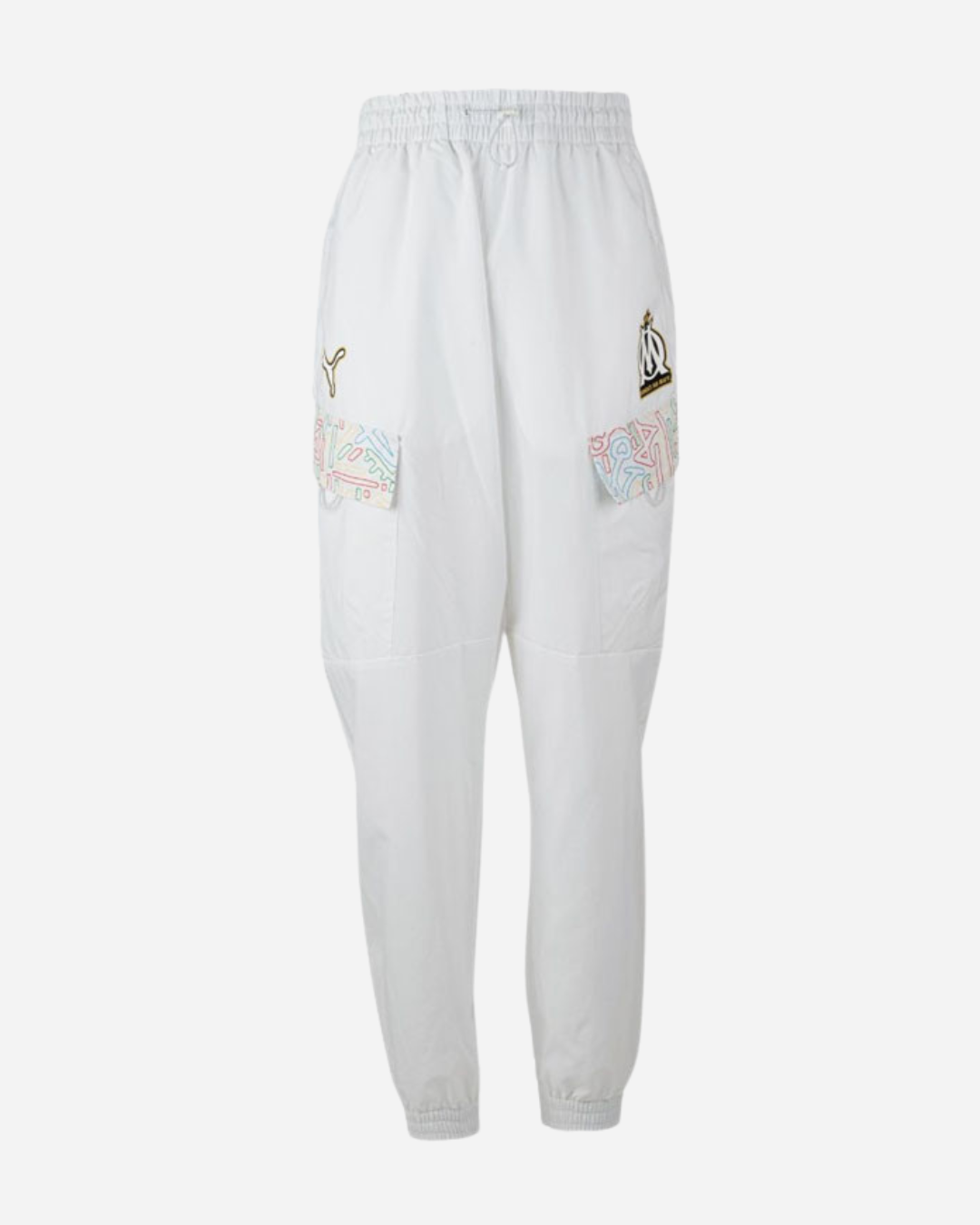 Pantalon Cargo OM x Africa 2024 - Blanc/Multicolore