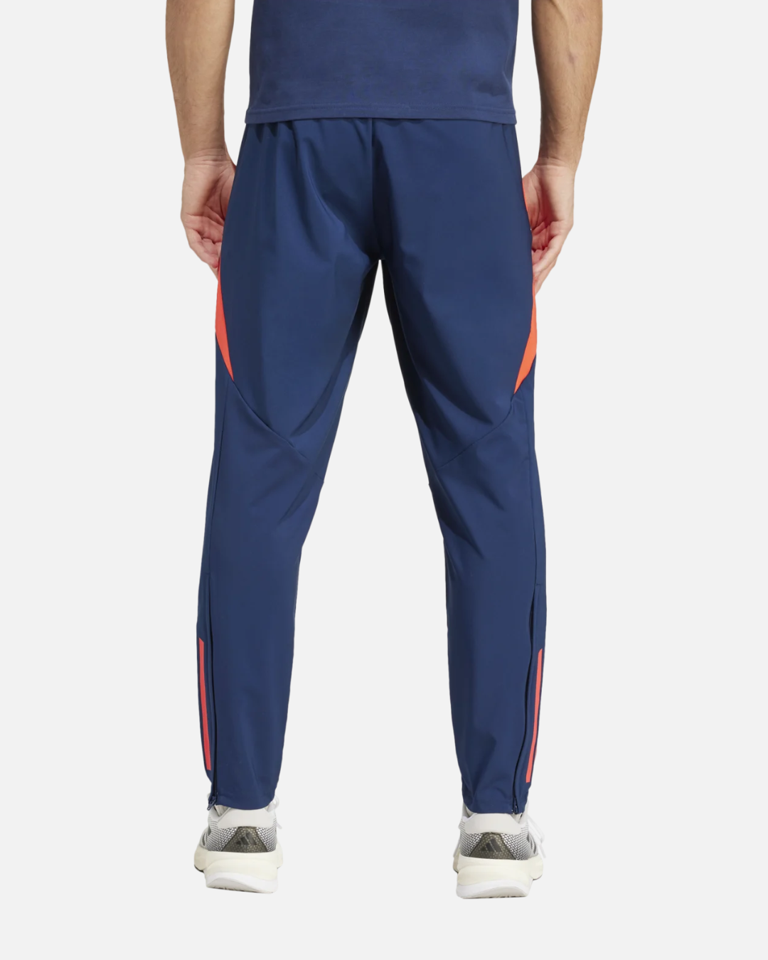 Blue orange track pants best sale