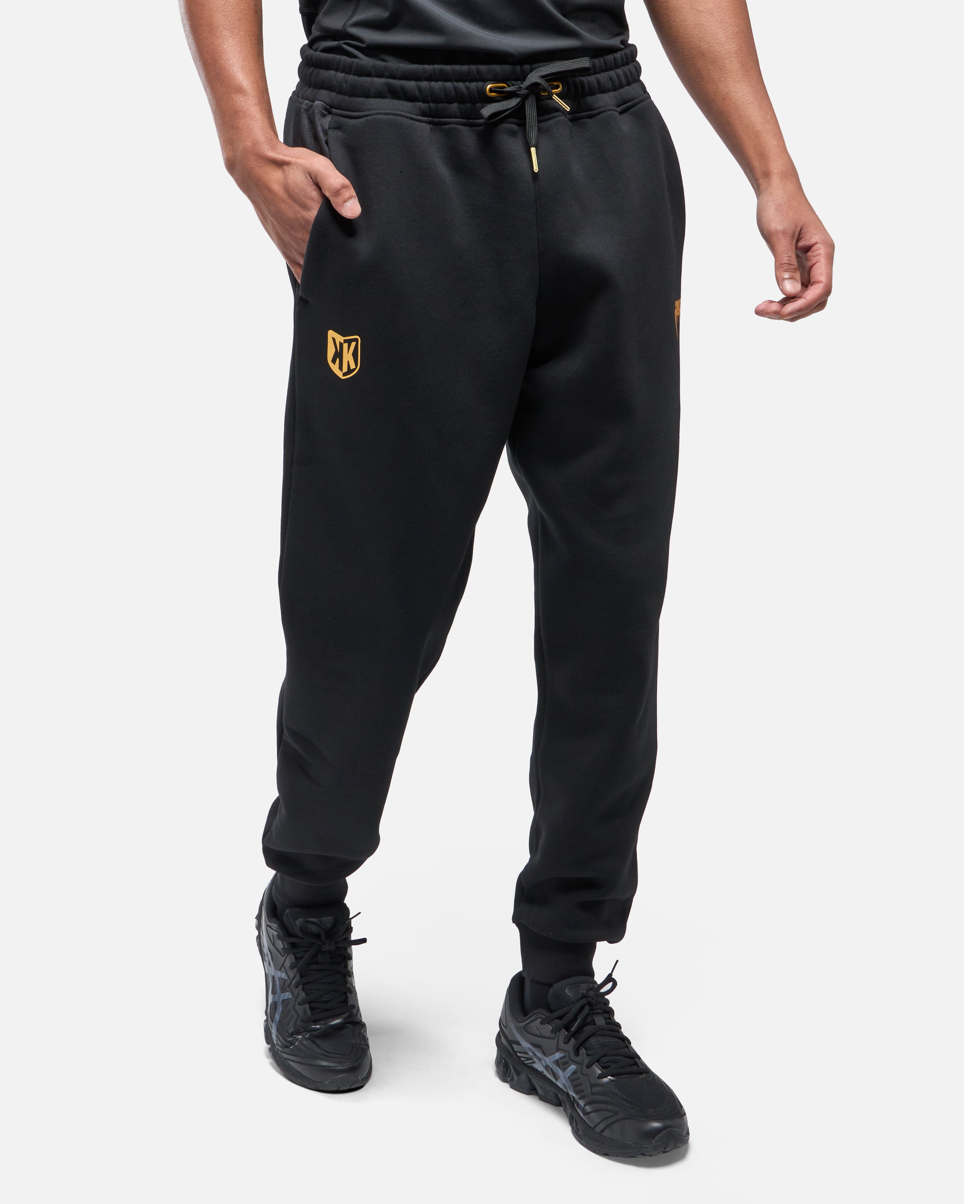 Pantalón Hexágono MMA FK x Venum - Negro/Dorado