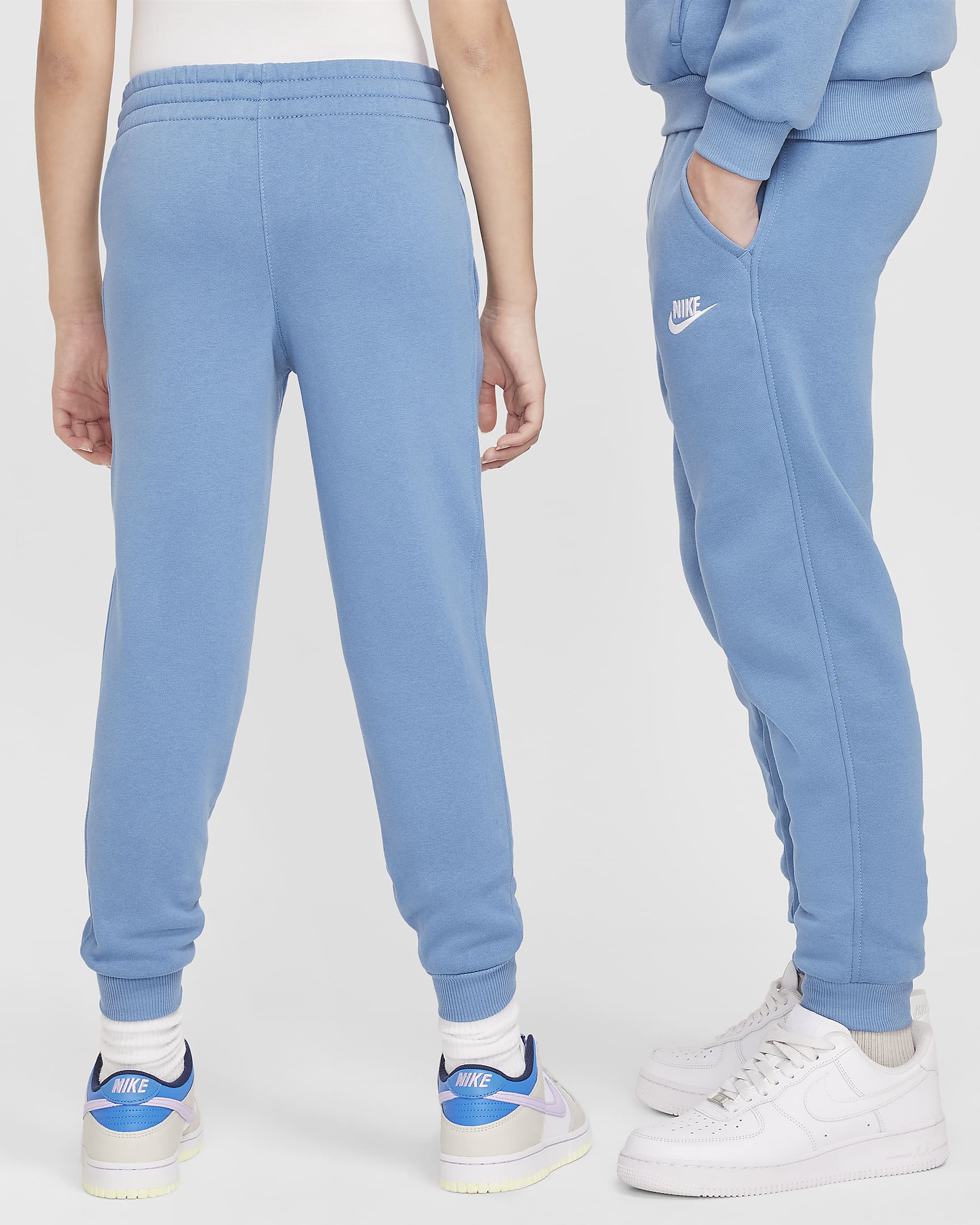 Nike Fleece Junior Hose – Blau