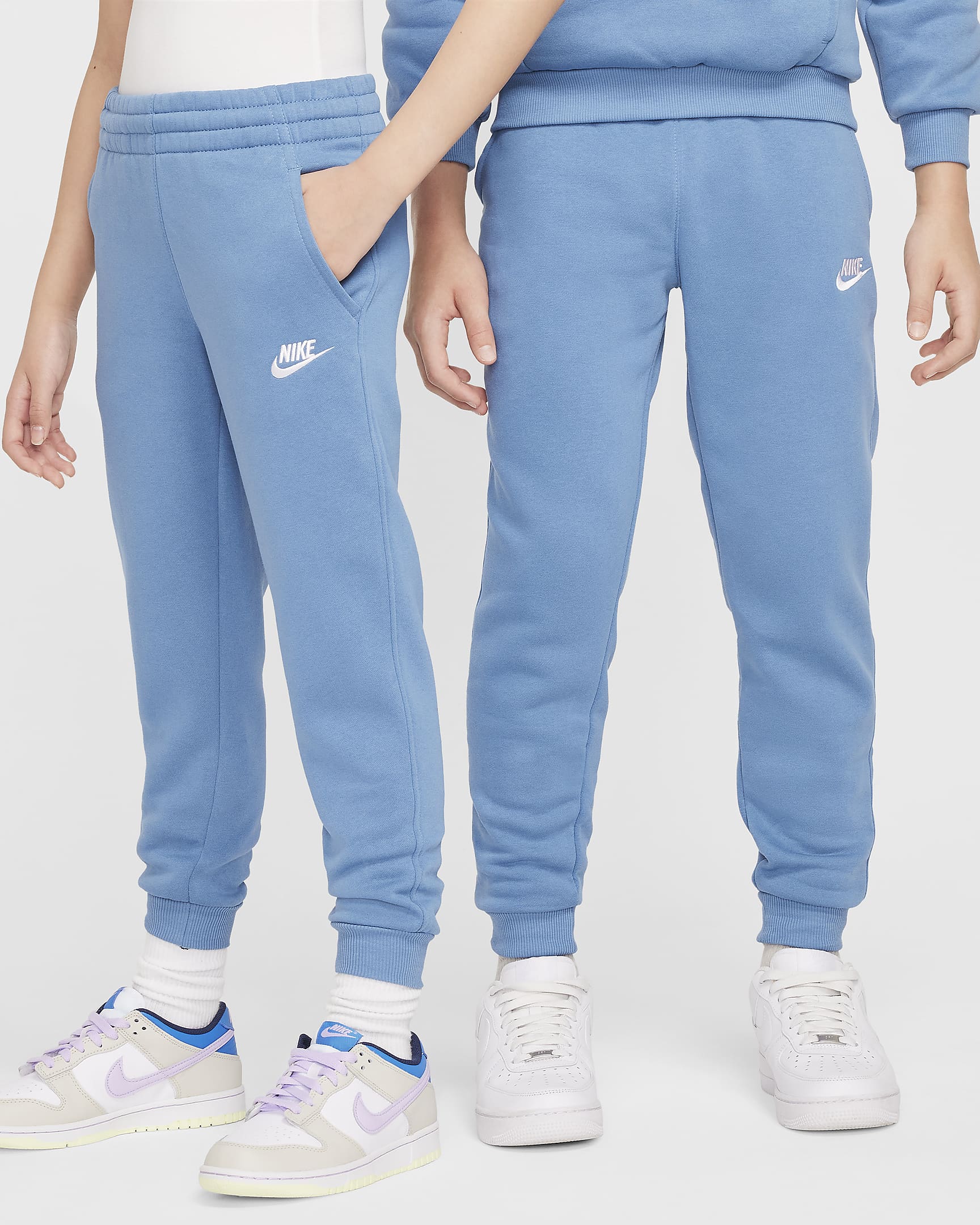 Nike Fleece Junior Hose – Blau