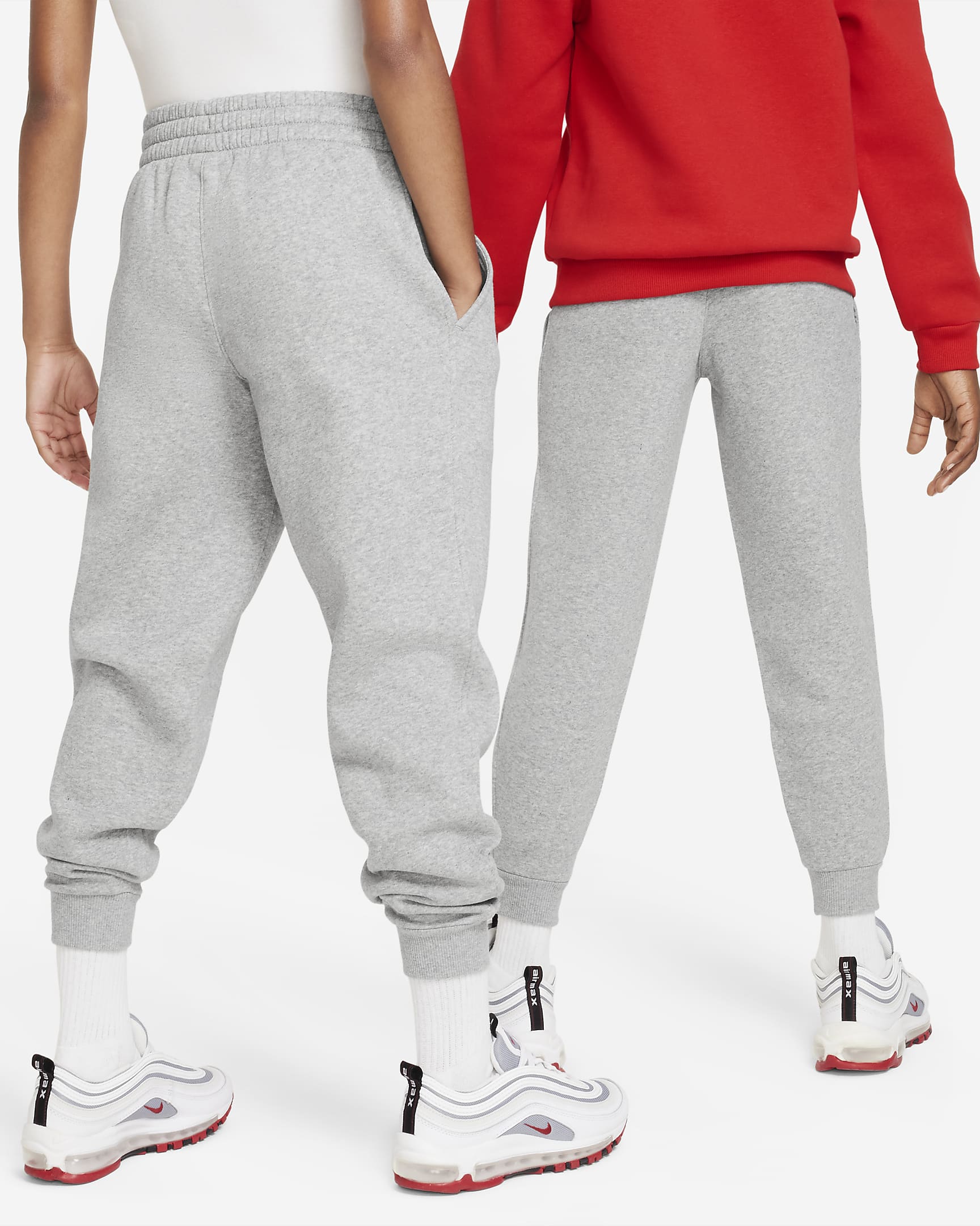 Nike Fleece Junior Pants - Gray