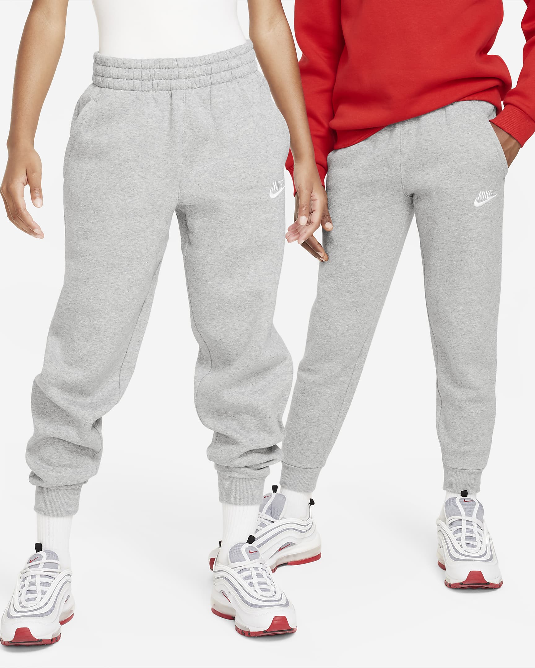 Nike Fleece Junior Hose – Grau