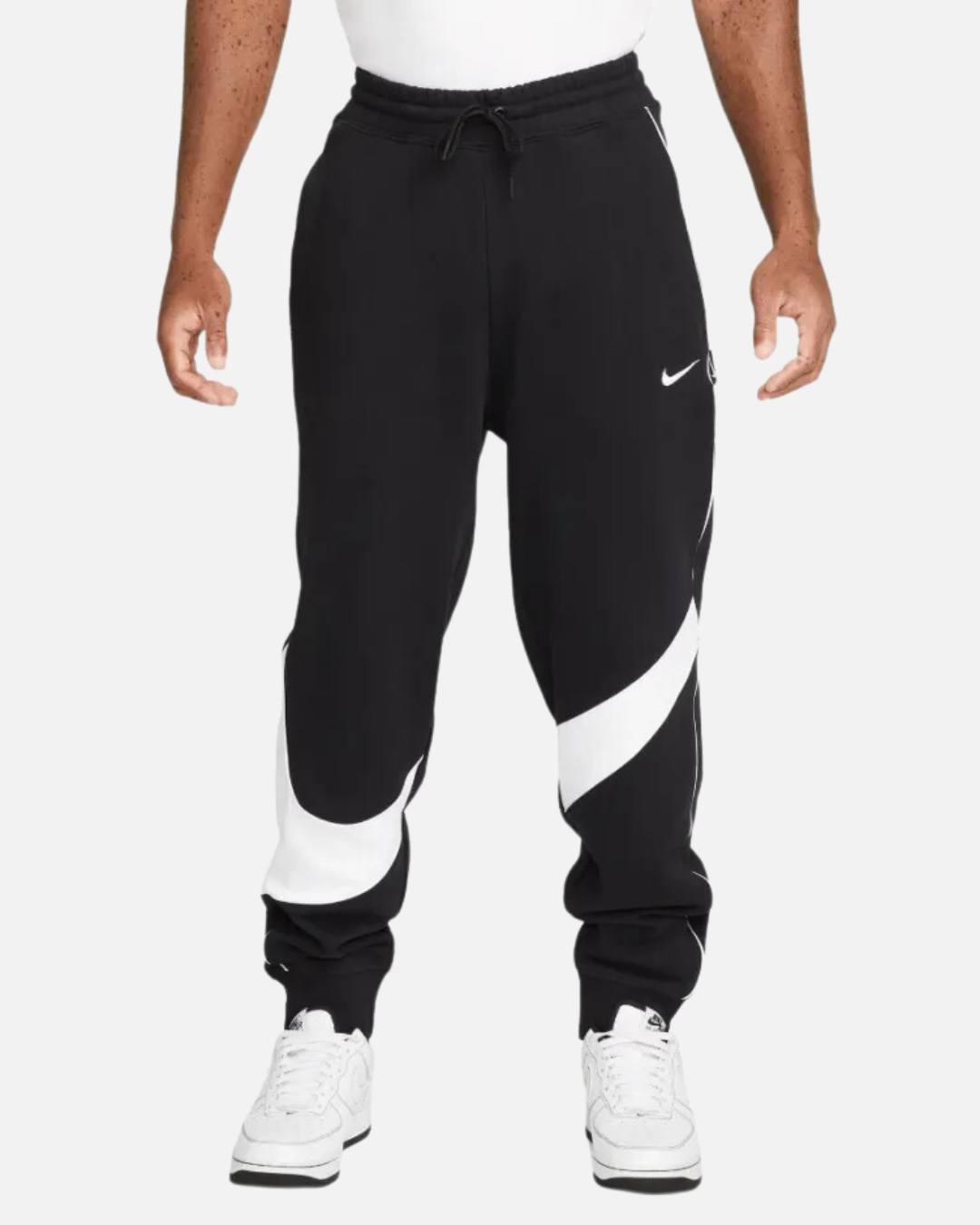 Pantalones Nike Swoosh - Negro/Blanco