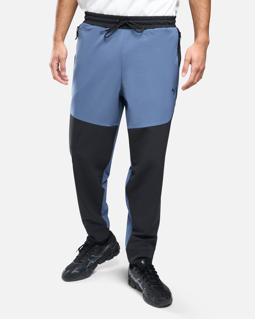 Pantalon Puma Tech - Schwarz/Blau