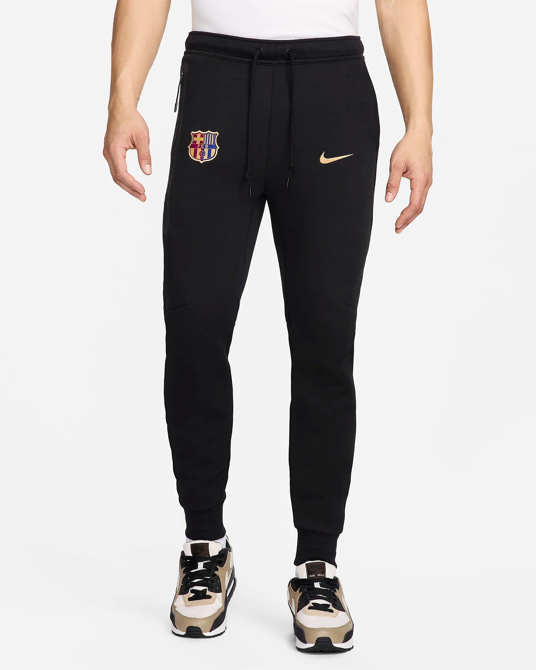 Pantalón FC Barcelona 2024/2025 Tech Fleece - Negro/Oro