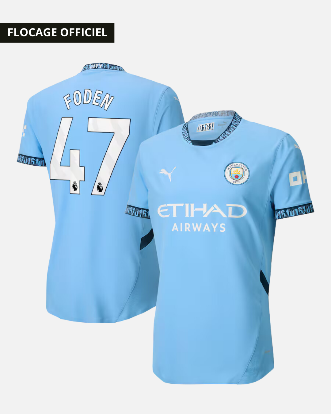 Camiseta Manchester City Primera 2024/2025 - Pie