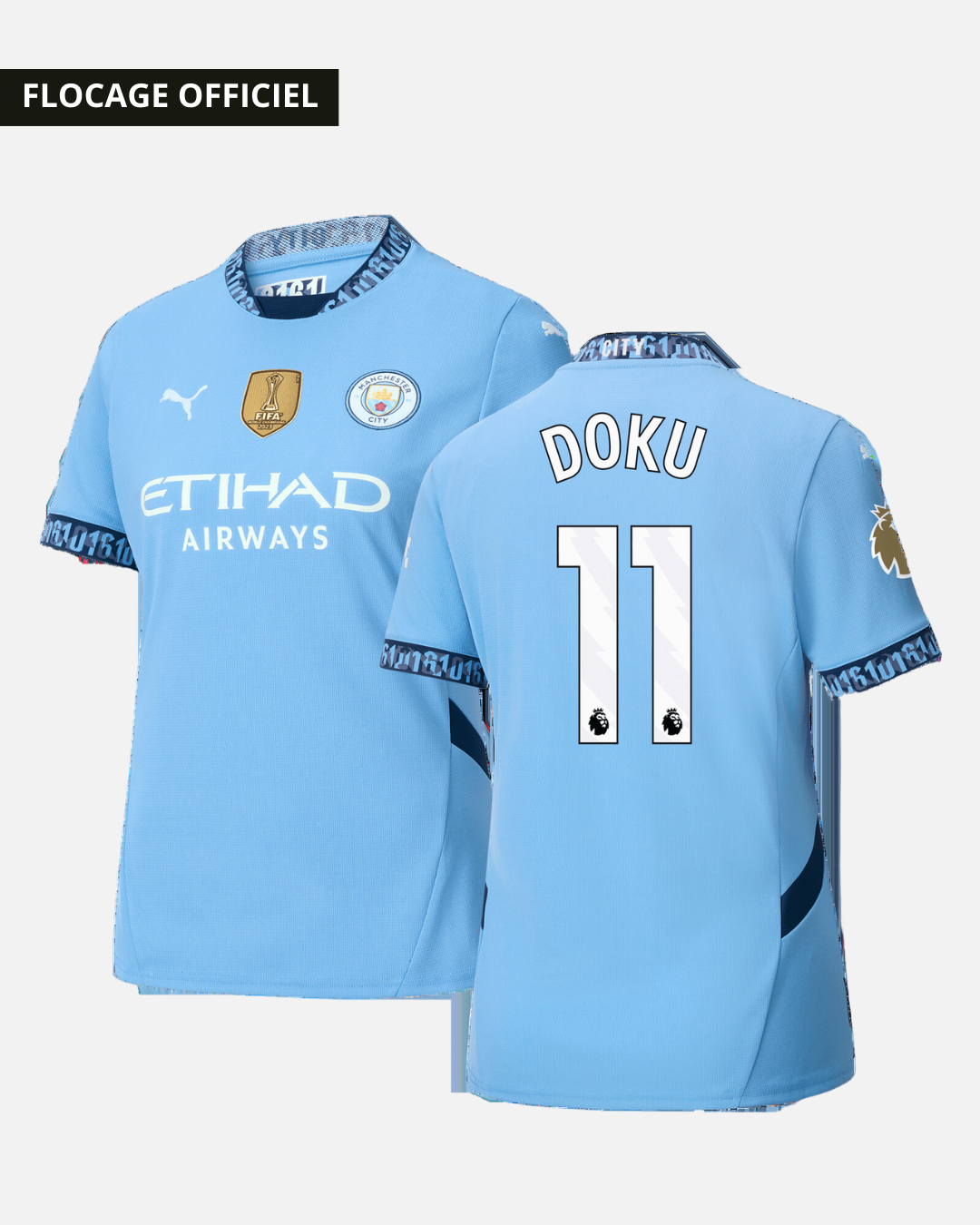 Camiseta Manchester City Domicile 2024/2025 - Doku