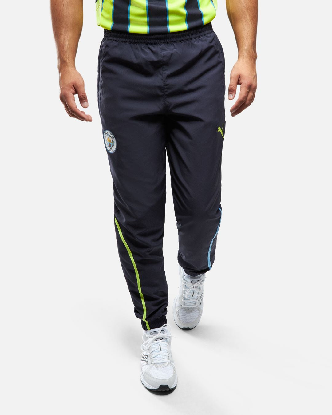 Manchester City 2024/2025 Trainingshose – Blau/Gelb