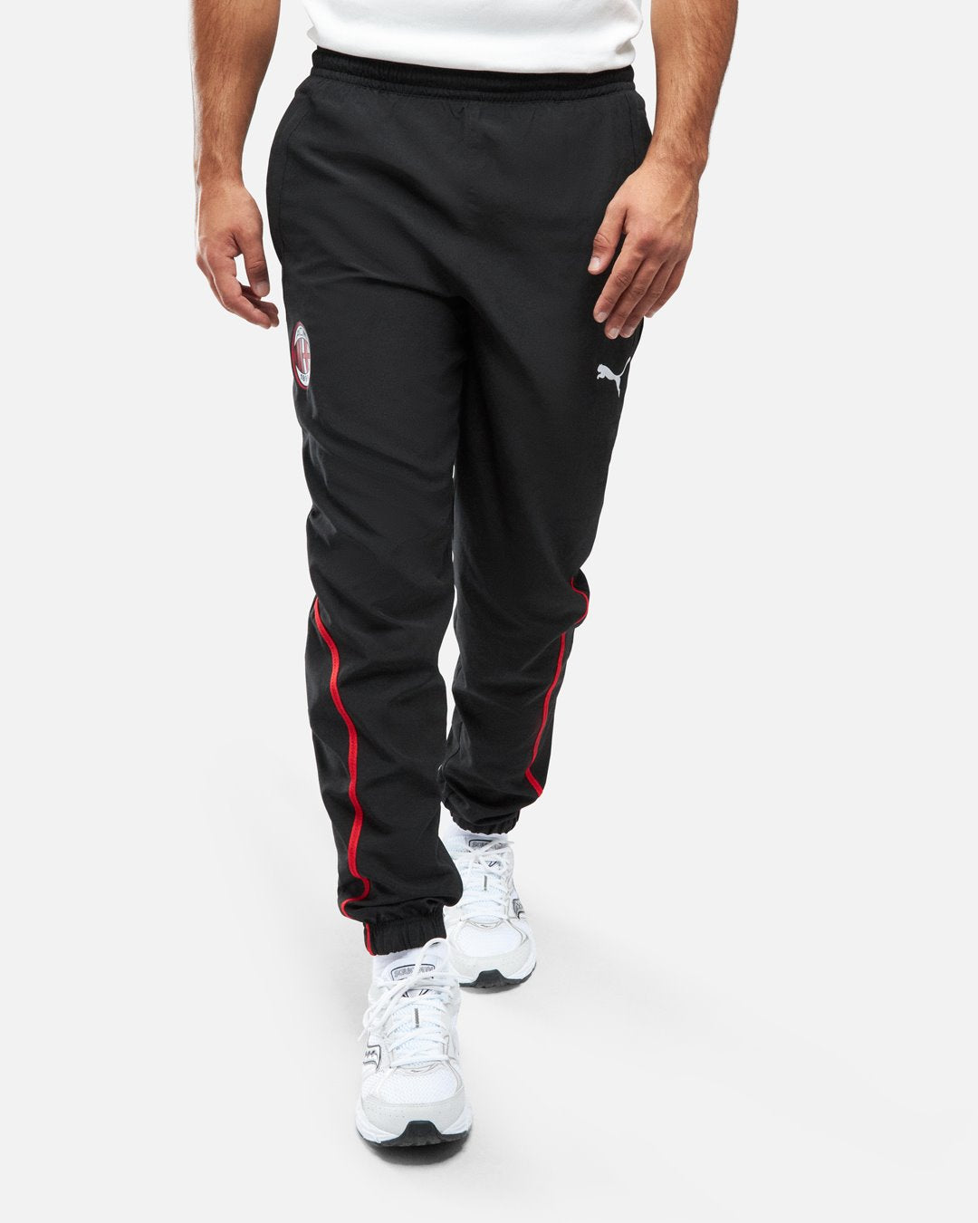 Pantalon de survêtement Milan AC 2024/2025 - Noir/Rouge