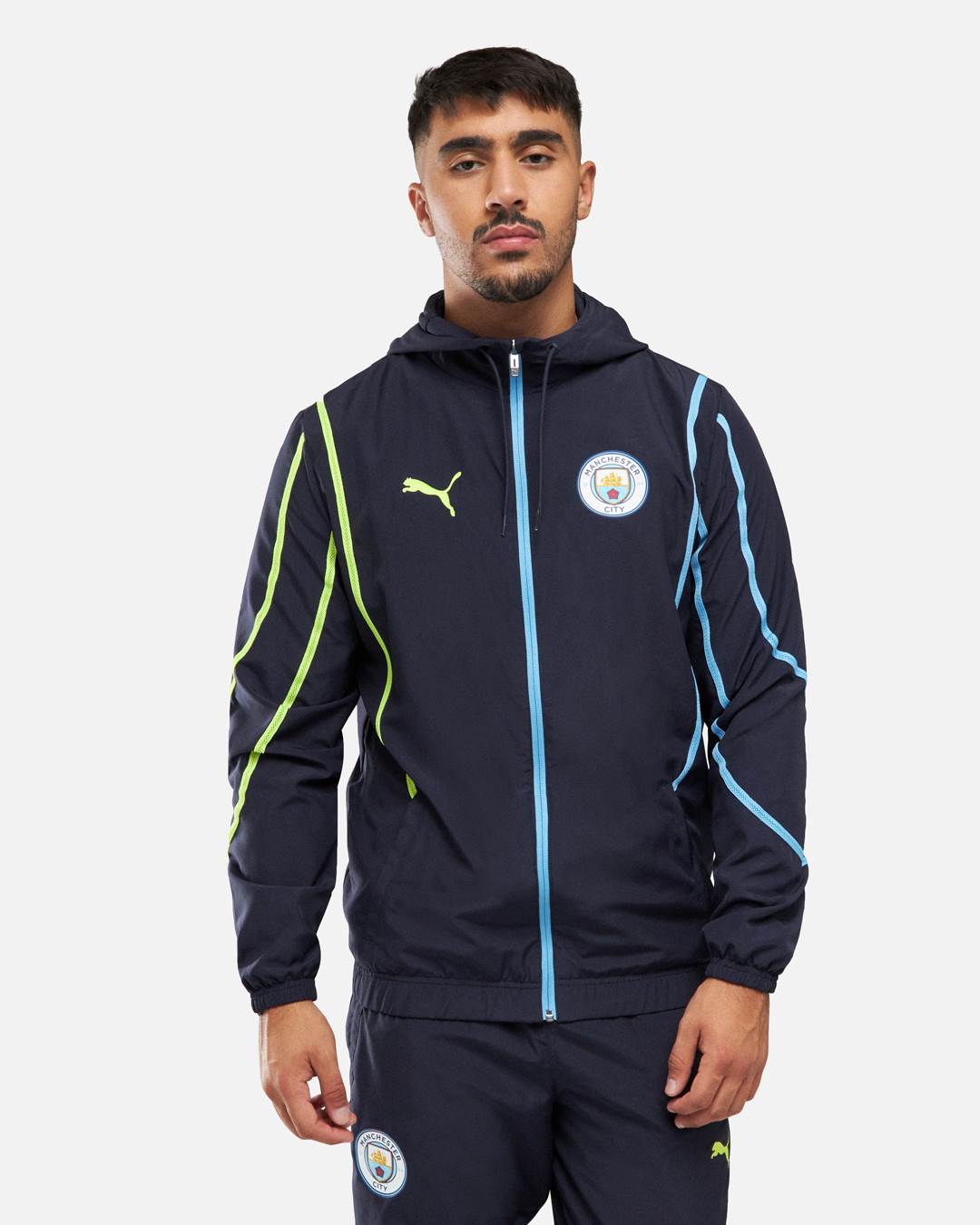 Veste de survêtement Manchester City 2024/2025 - Bleu