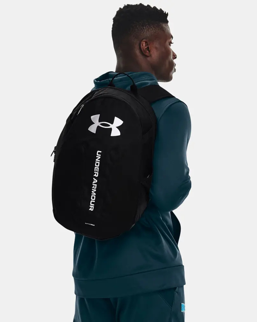 Mochila Under Armour Hustle Lite - Negro/Plata