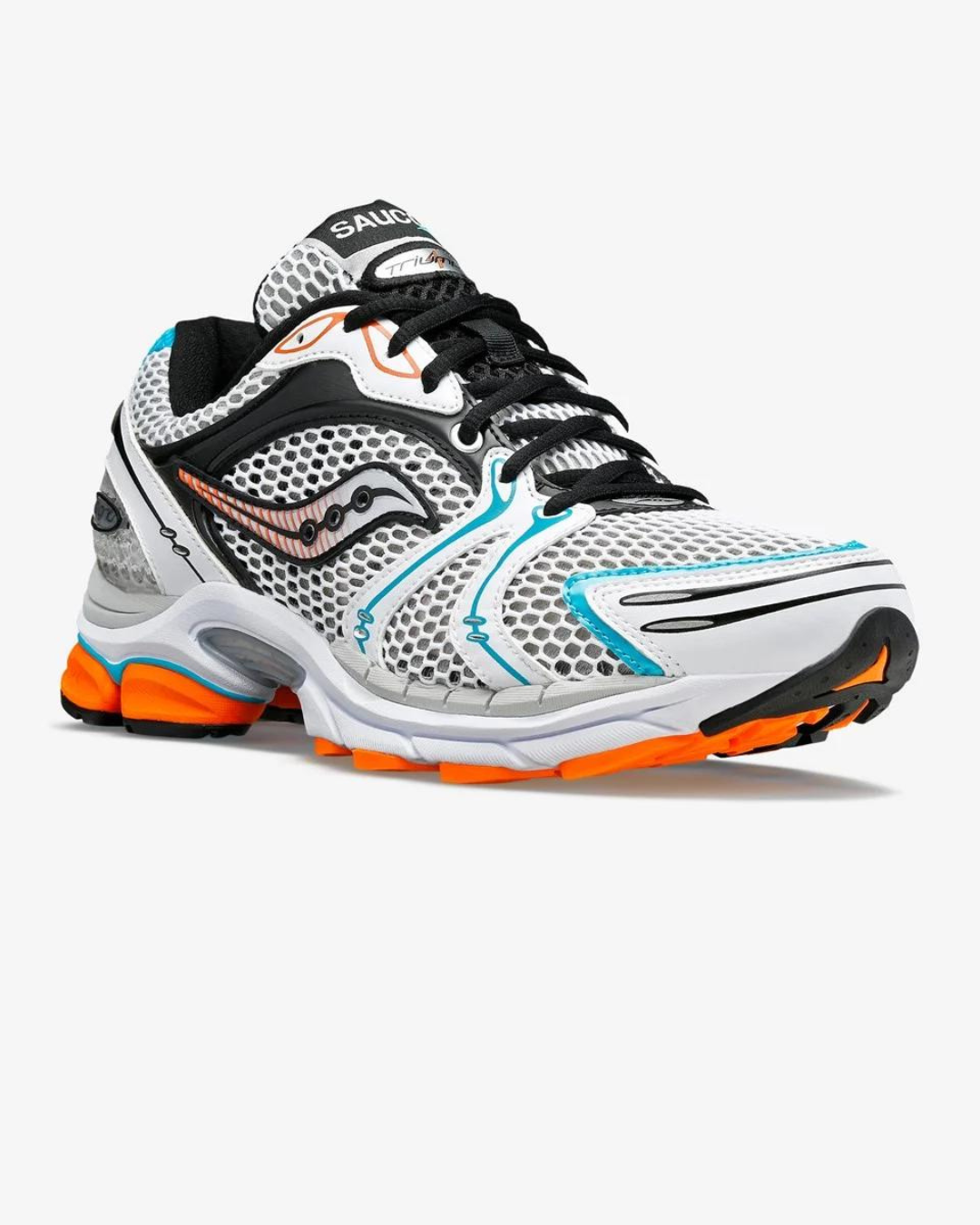 Saucony Progrid Triumph 4 - Blanco/Naranja/Negro