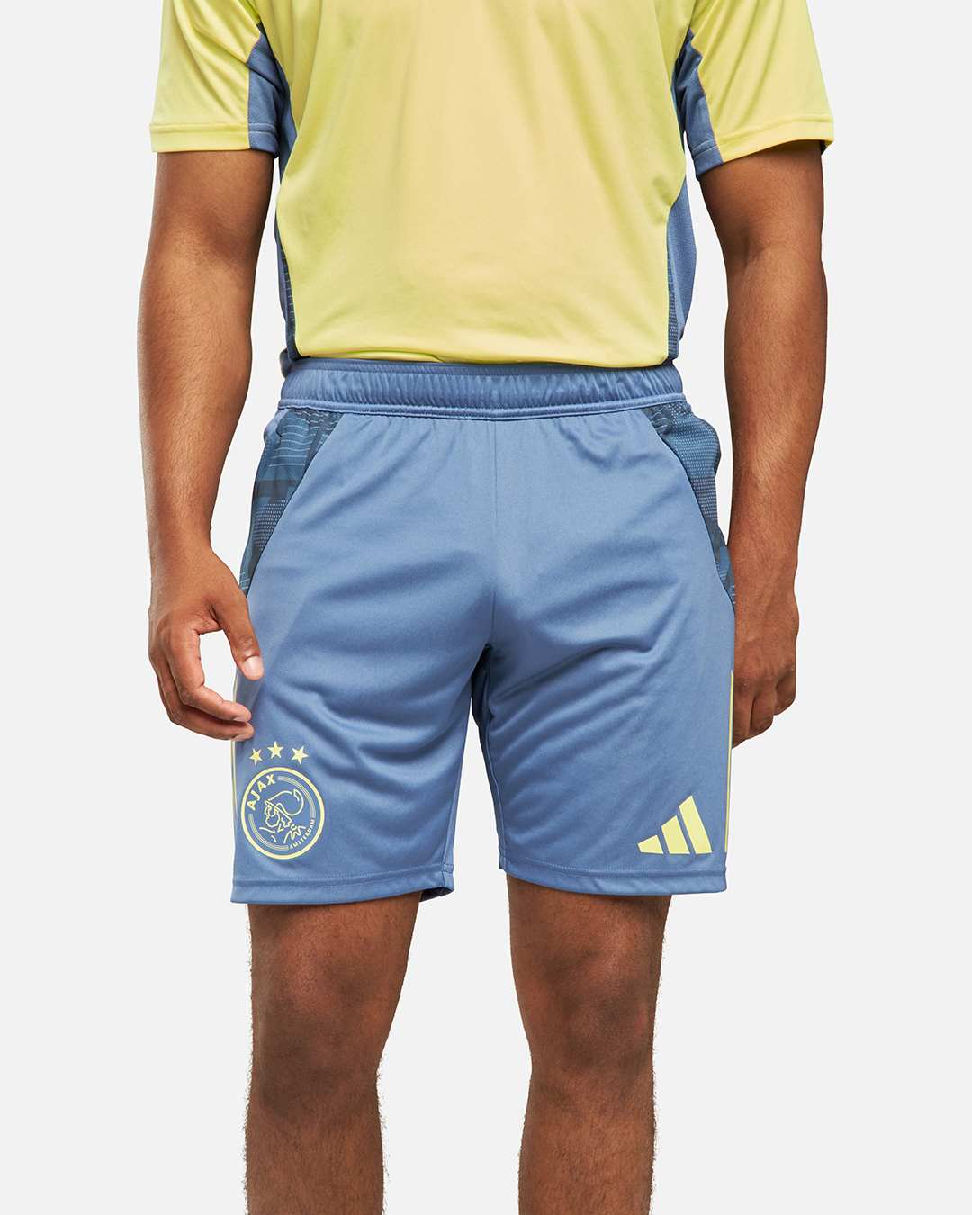 Ajax Amsterdam Trainingsshorts 2024/2025 – Blau/Gelb