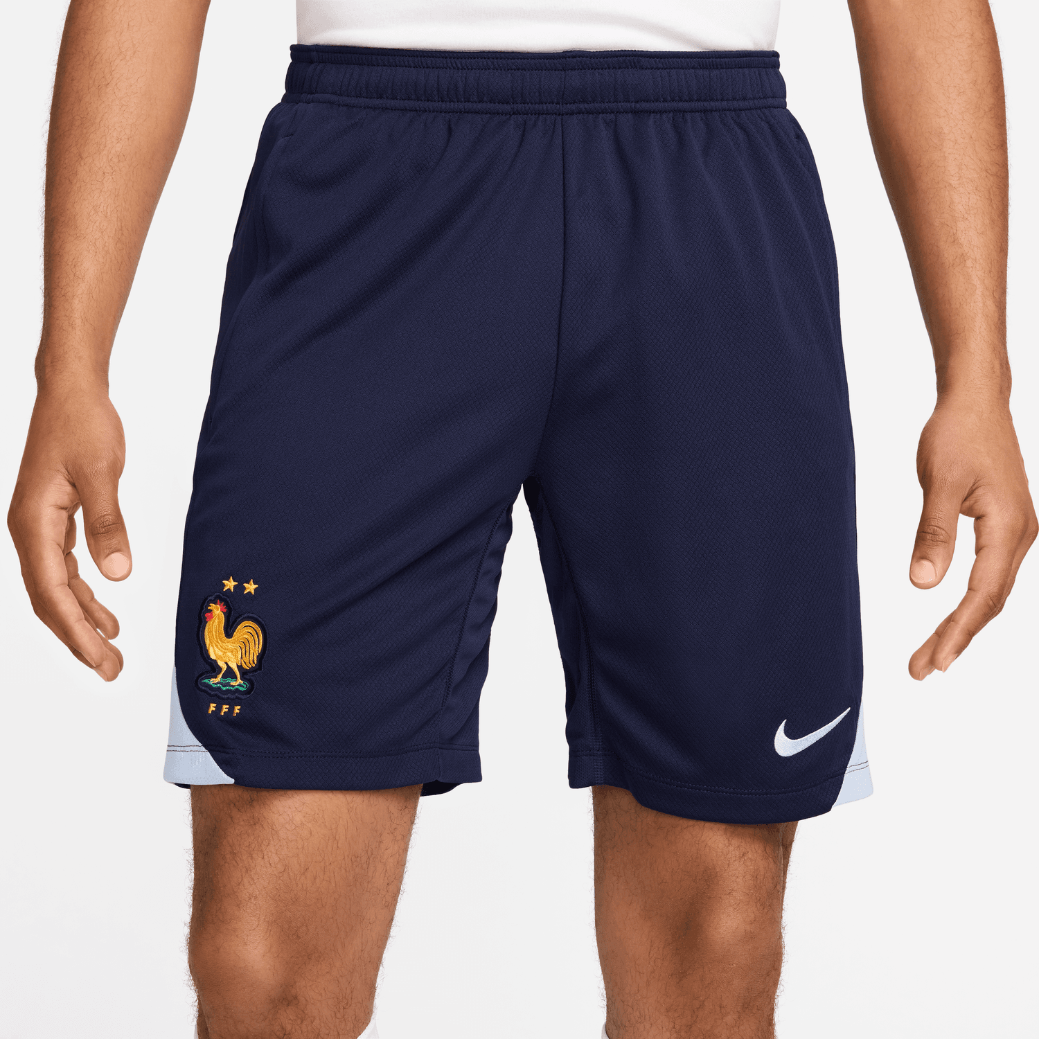 Trainingsshorts der französischen Mannschaft 2024 – Marineblau/Blau