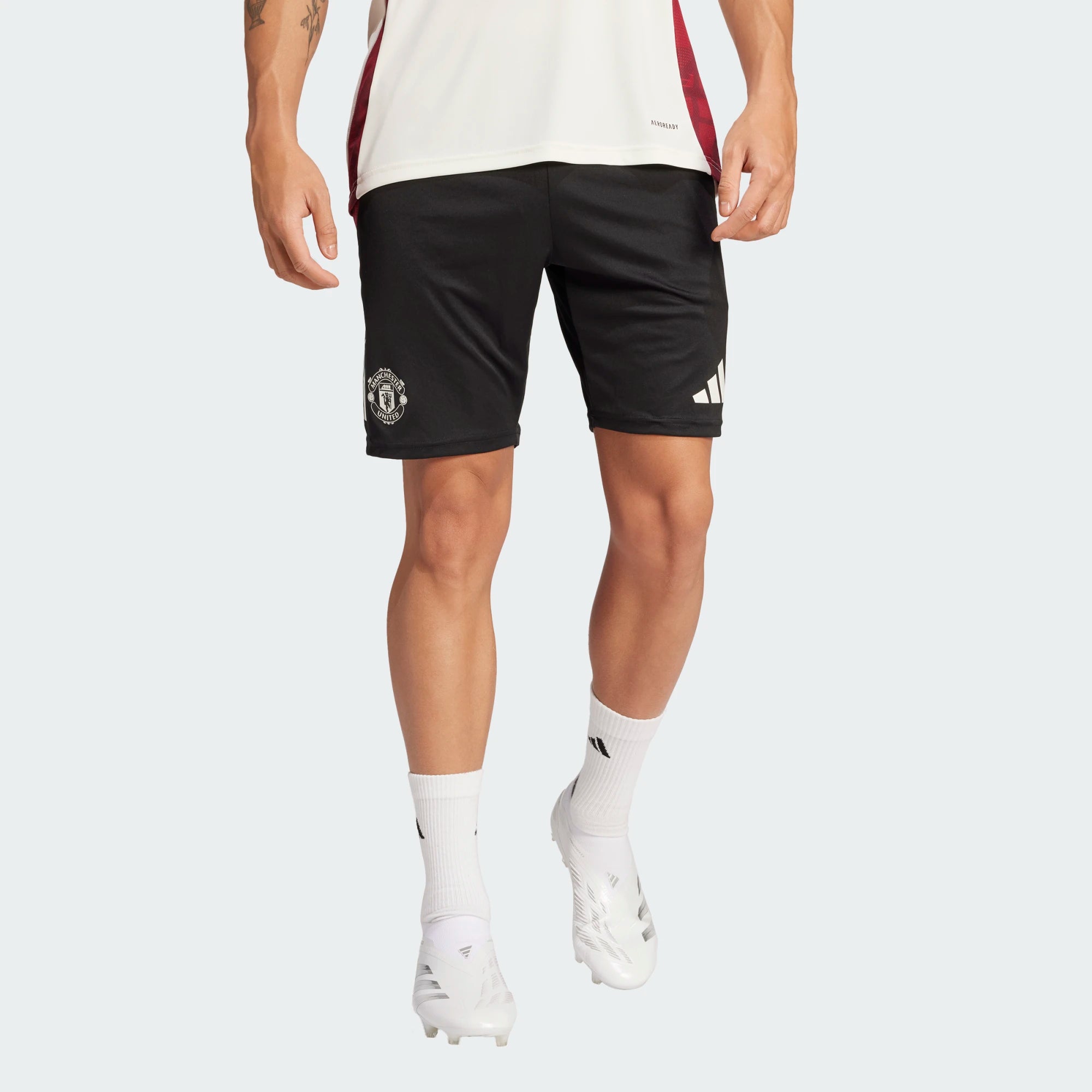 Pantalón corto de entreno Manchester United 2024/2025 - Negro/Rojo