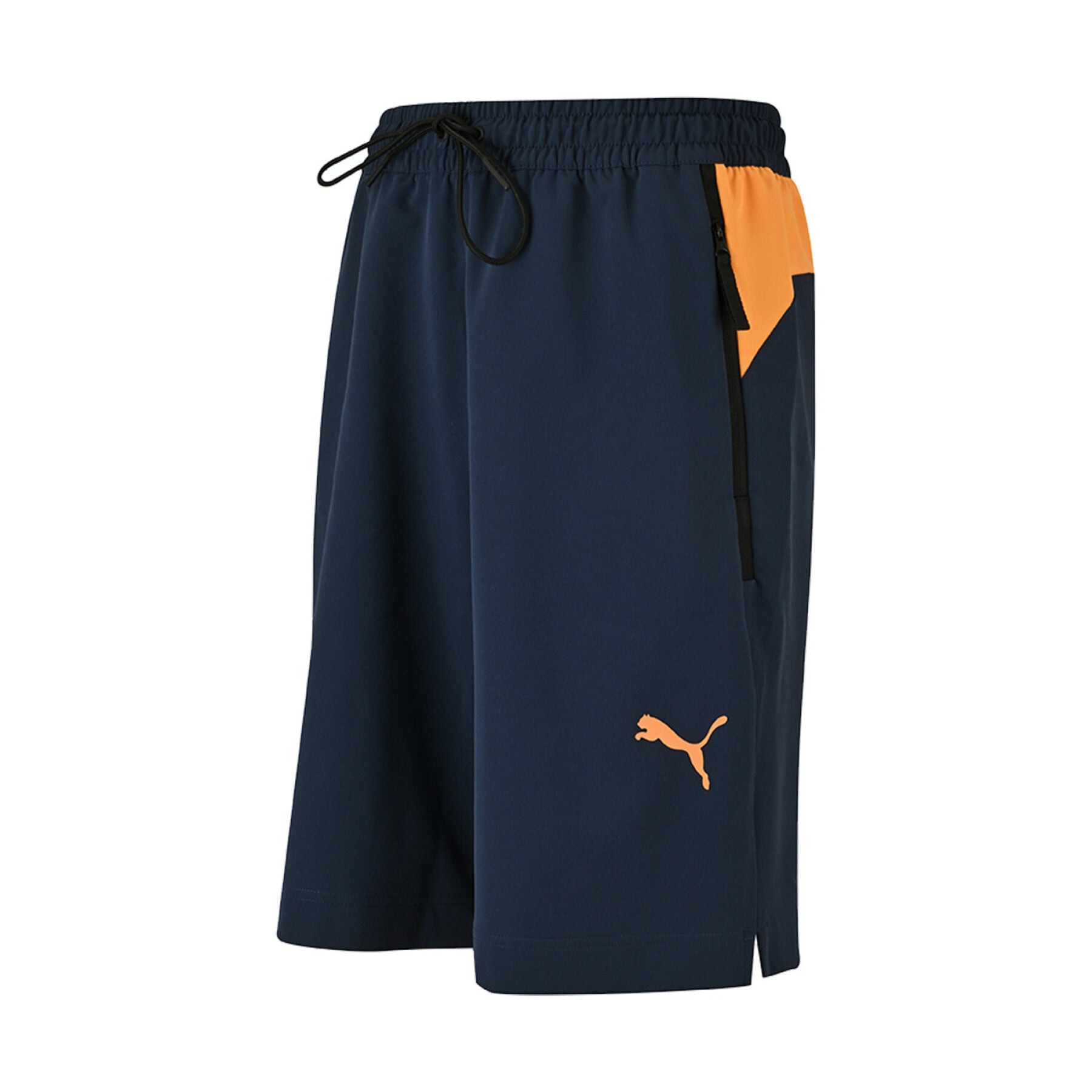 OM 2024/2025 Trainingsshorts – Marineblau/Orange