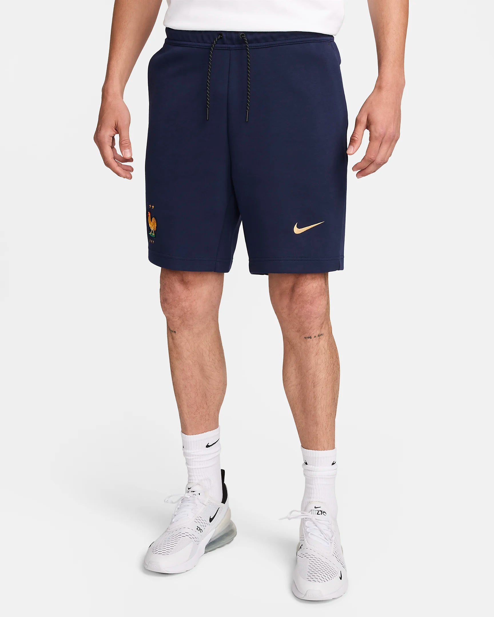 Pantaloncini Equipe de France 2024 Nike Tech Fleece - Marina