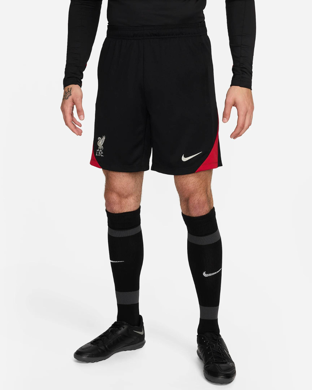 Camiseta corta Liverpool Fc Strike 2024/2025 - Negro/Rojo