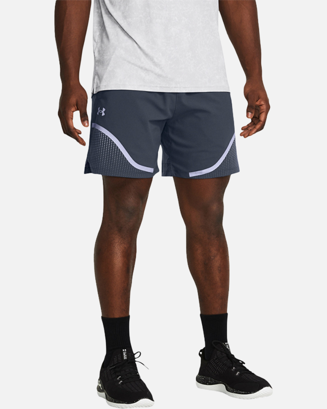 Short Under Armour Vanish Woven Graphic 6 - Gris/Blanc