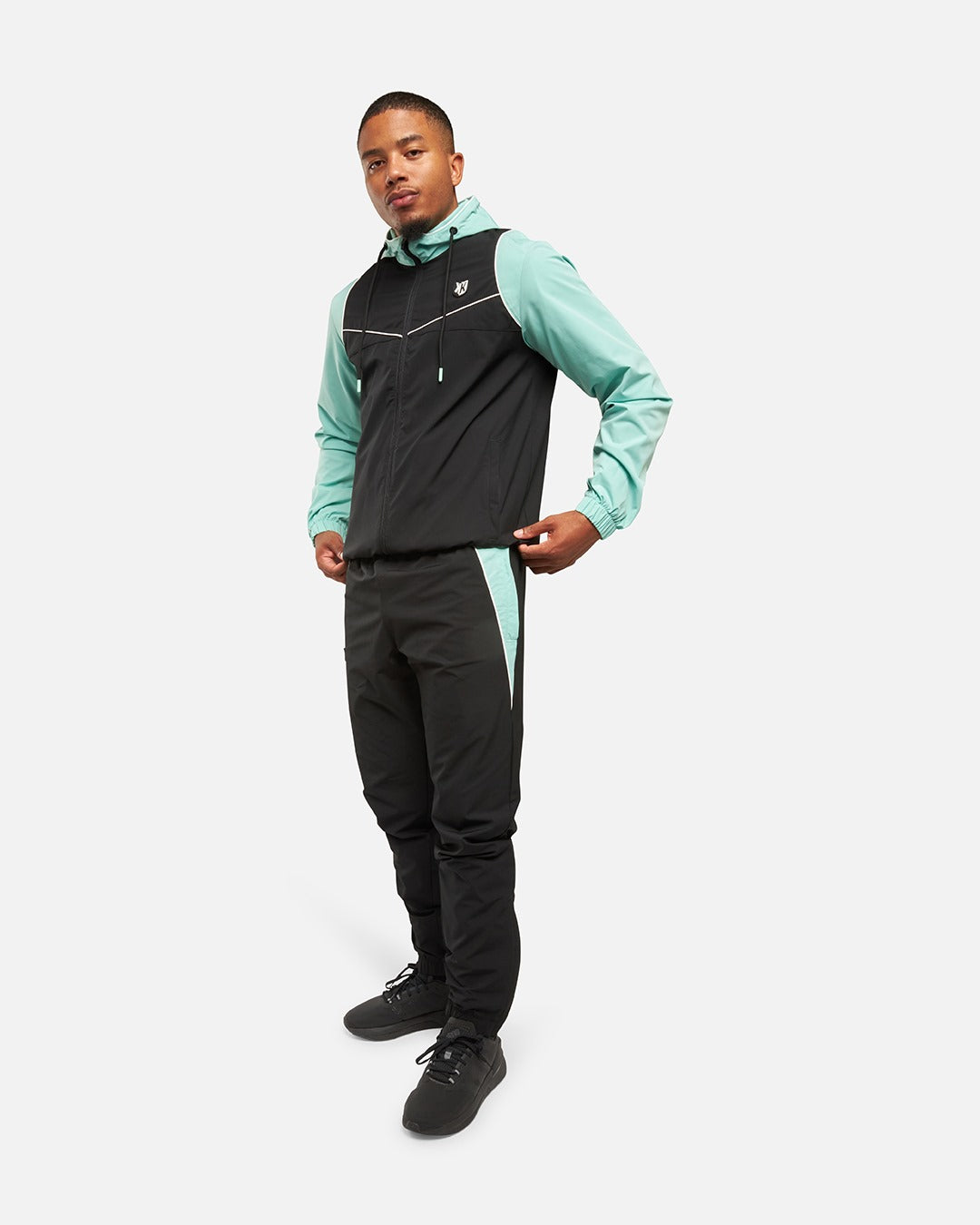 FK Creed III Tracksuit - Black/Green/White