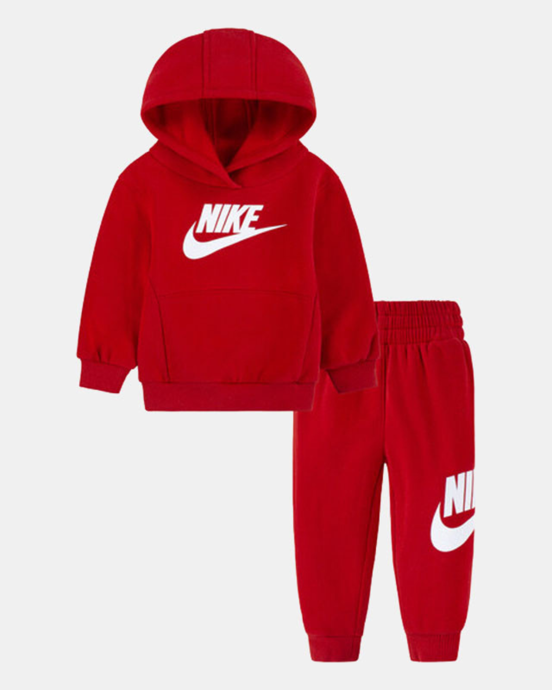 Nike Club Fleece Baby Tracksuit - Red/White