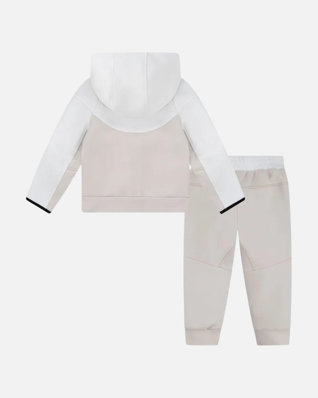 Nike Tech Fleece Tracksuit Kids - Beige/White