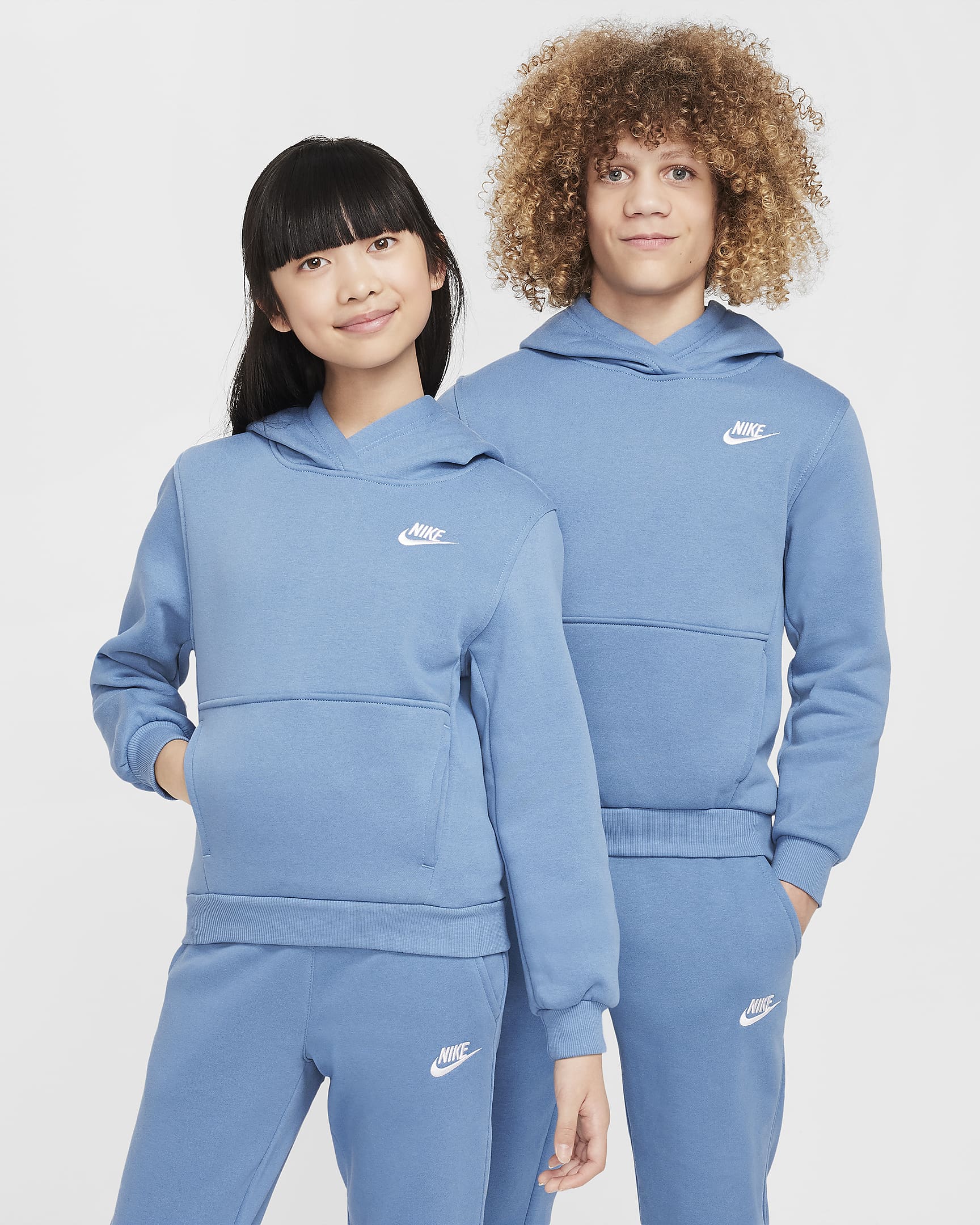 Sweat Nike Fleece Junior - Bleu