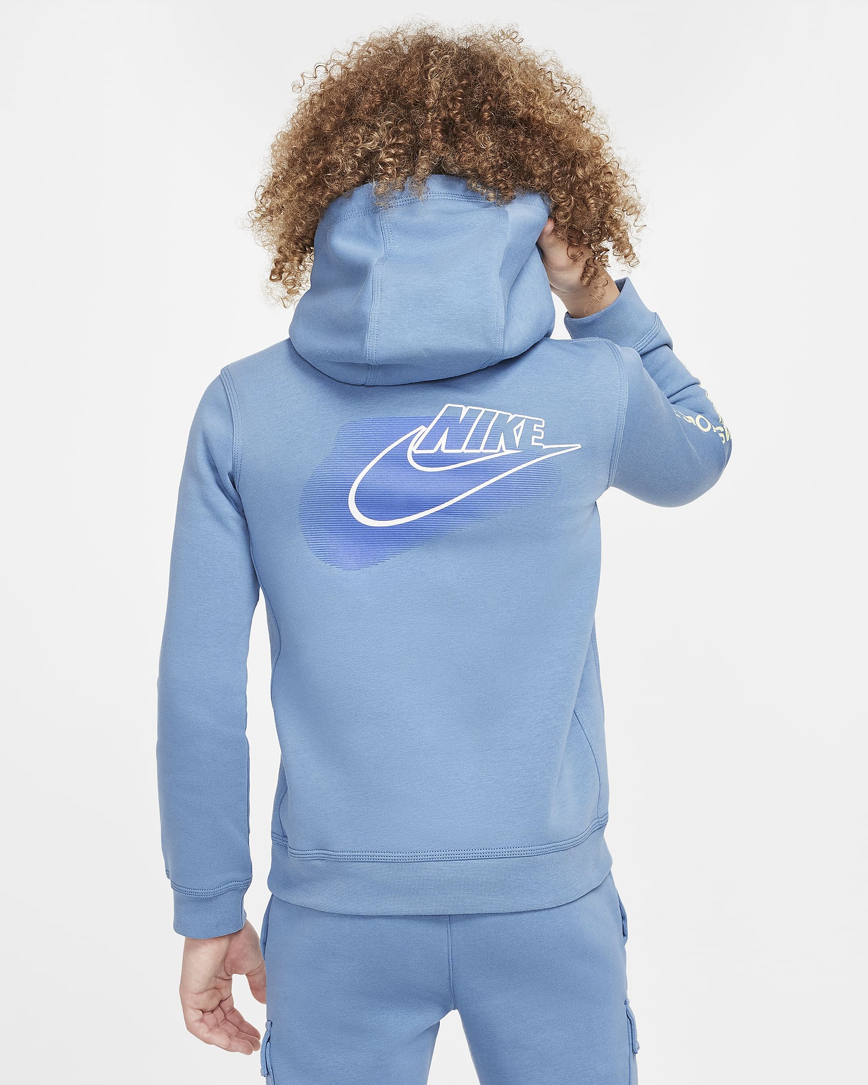 Sweat Nike Fleece Junior - Bleu