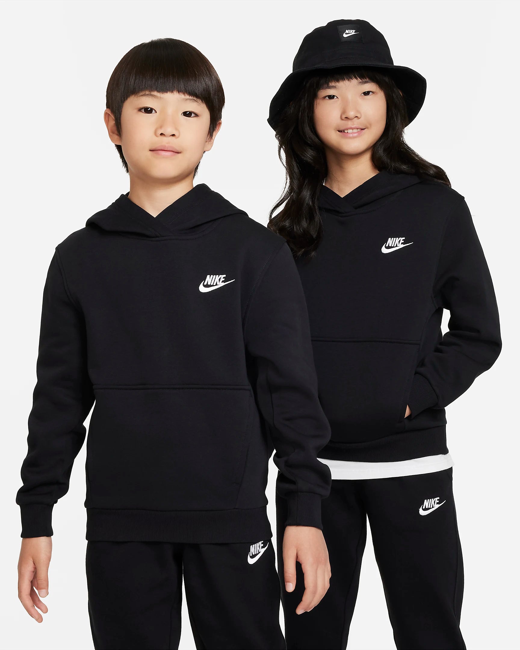 Felpa Nike Fleece Junior - Nero