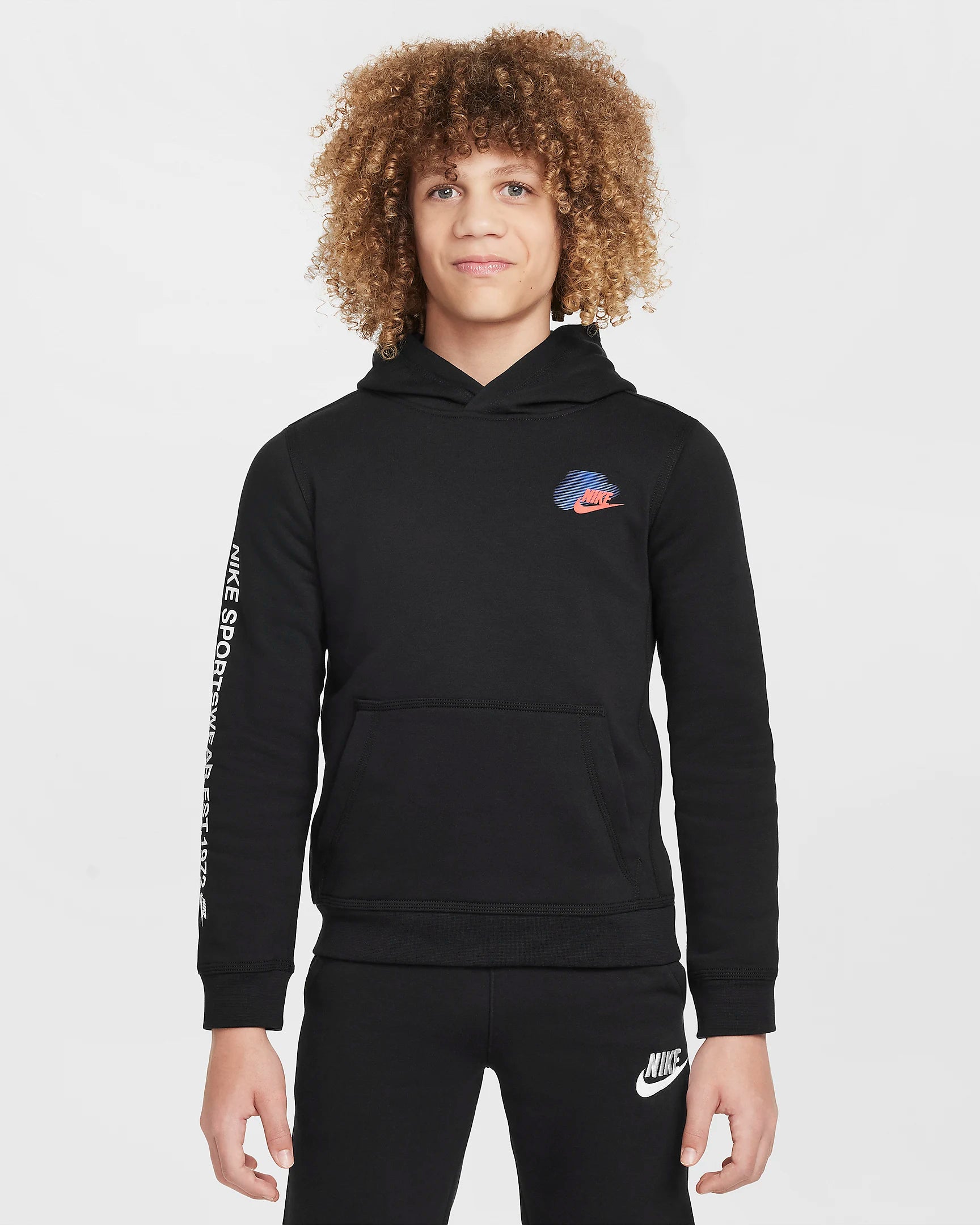 Sudadera Nike Fleece Junior - Negra