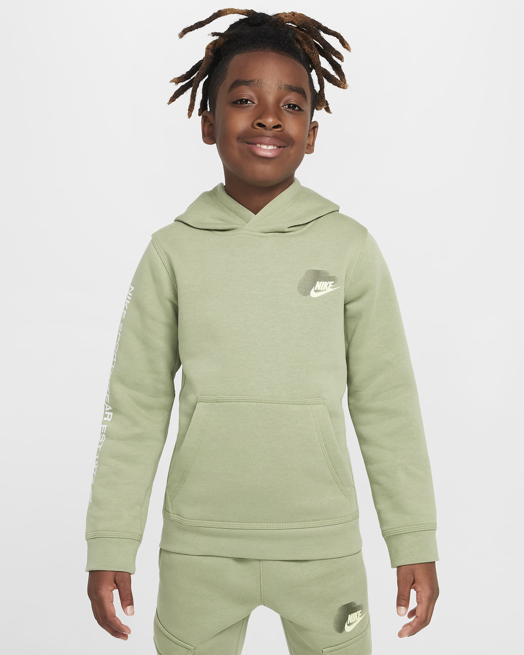 Sudadera Nike Fleece Junior - Verde