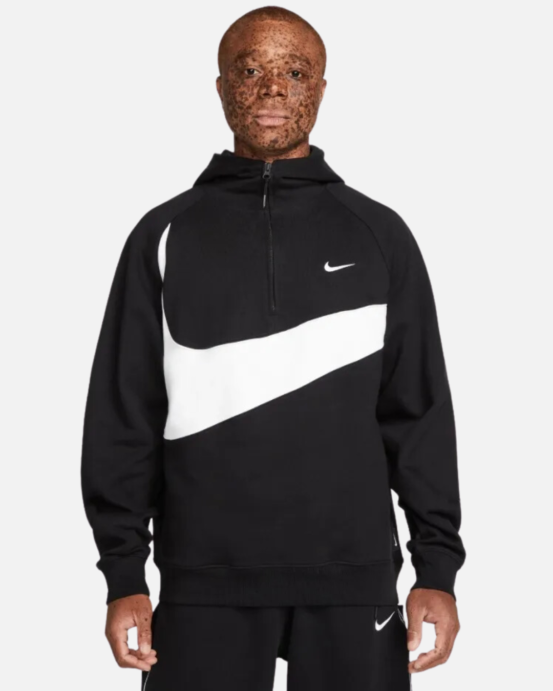 Sudadera Nike Swoosh - Negro/Blanco