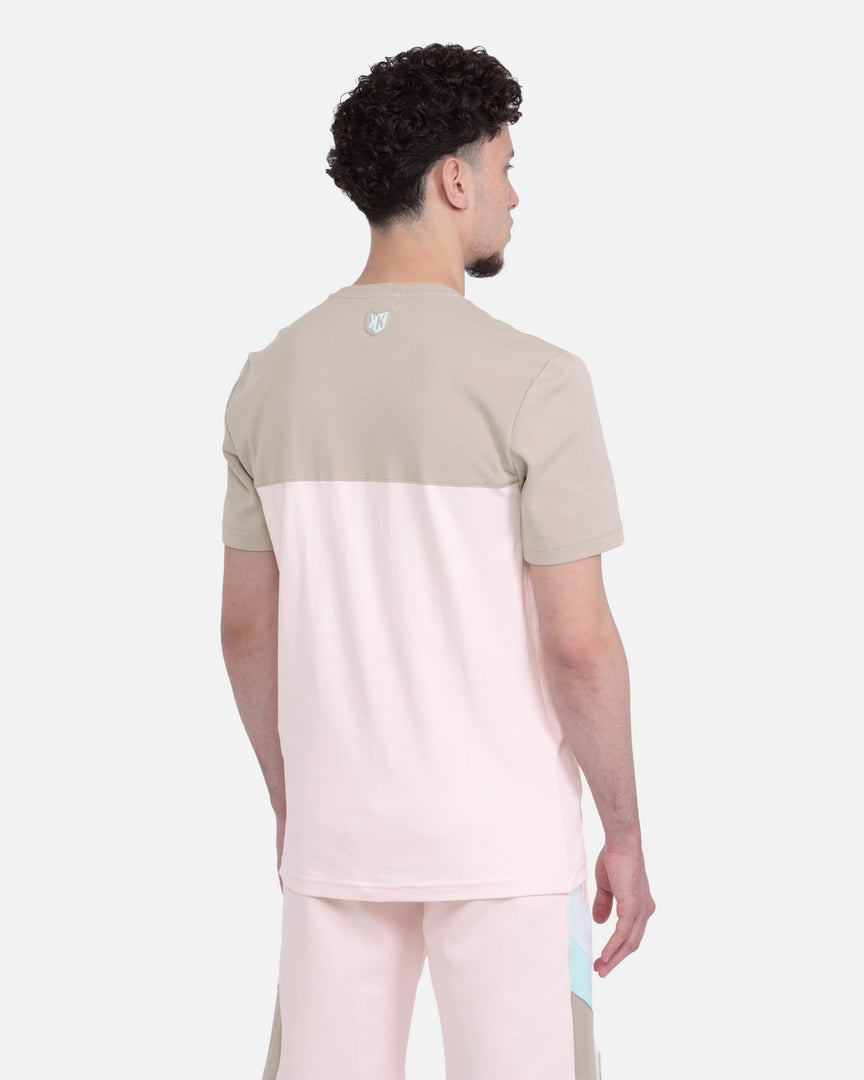 Camiseta FK Sicarios Pastel - Beige/Blanco/Rosa