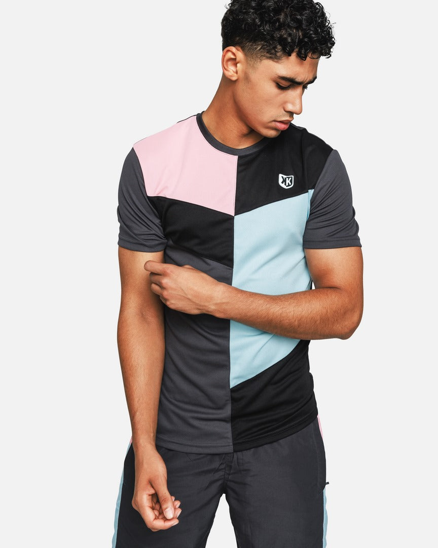 Camiseta FK Ultra - Gris/Azul/Rosa