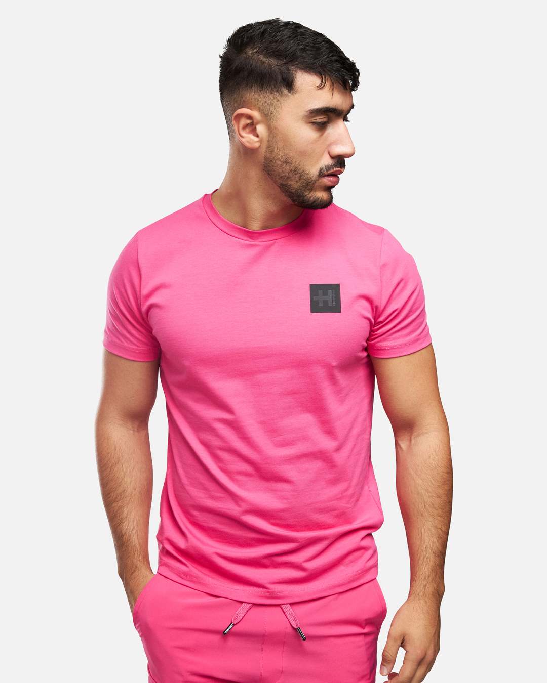 Camiseta Helvética Foster - Rosa