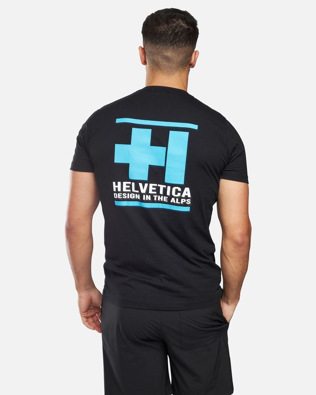 T-shirt Helvetica Williams - Noir