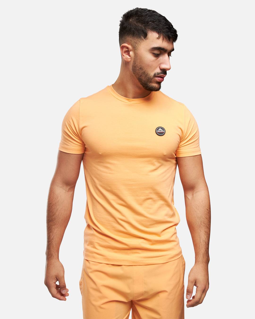 T-shirt Helvetica Williams - Orange