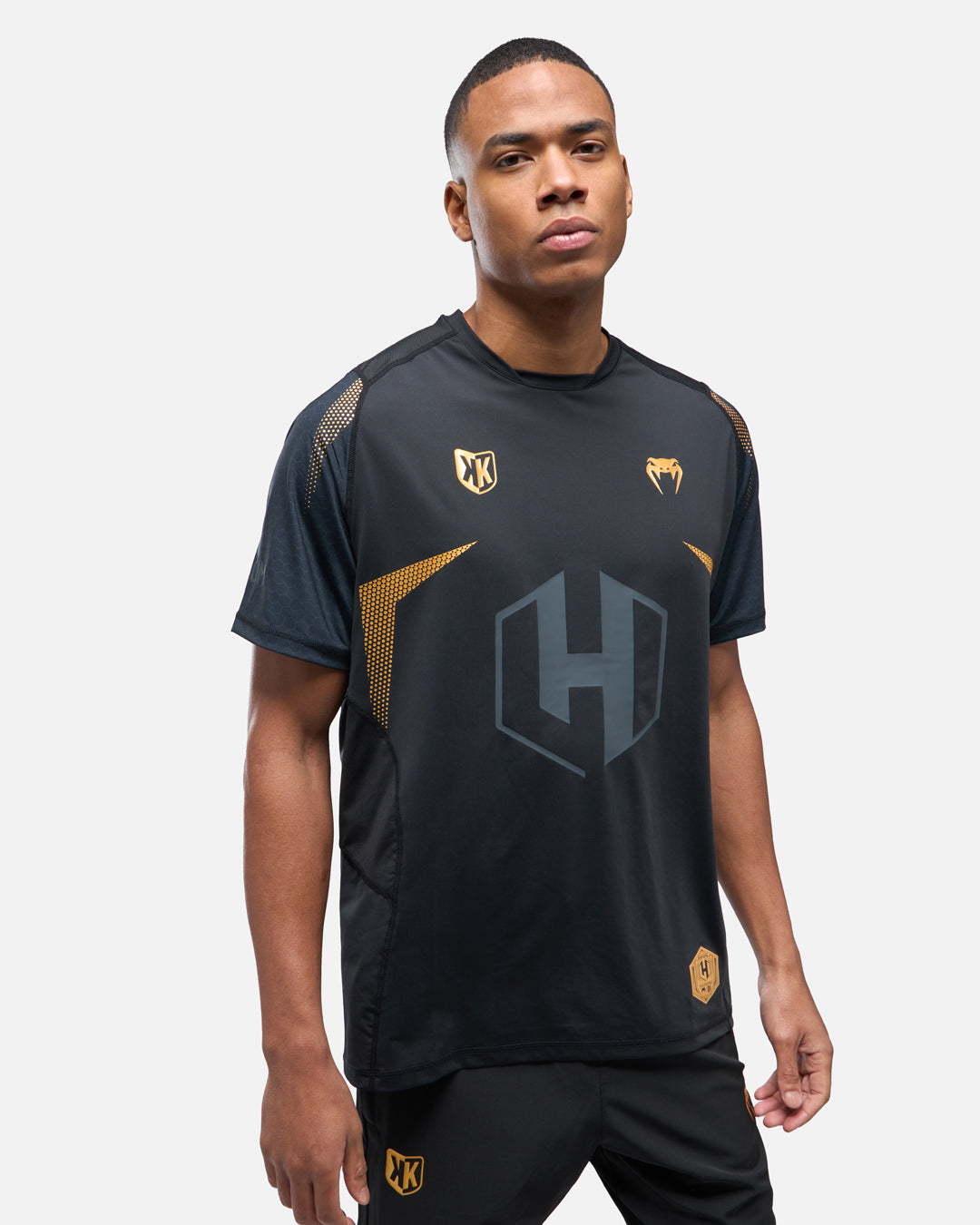 Camiseta Hexagone MMA FK x Venum - Negro/Dorado