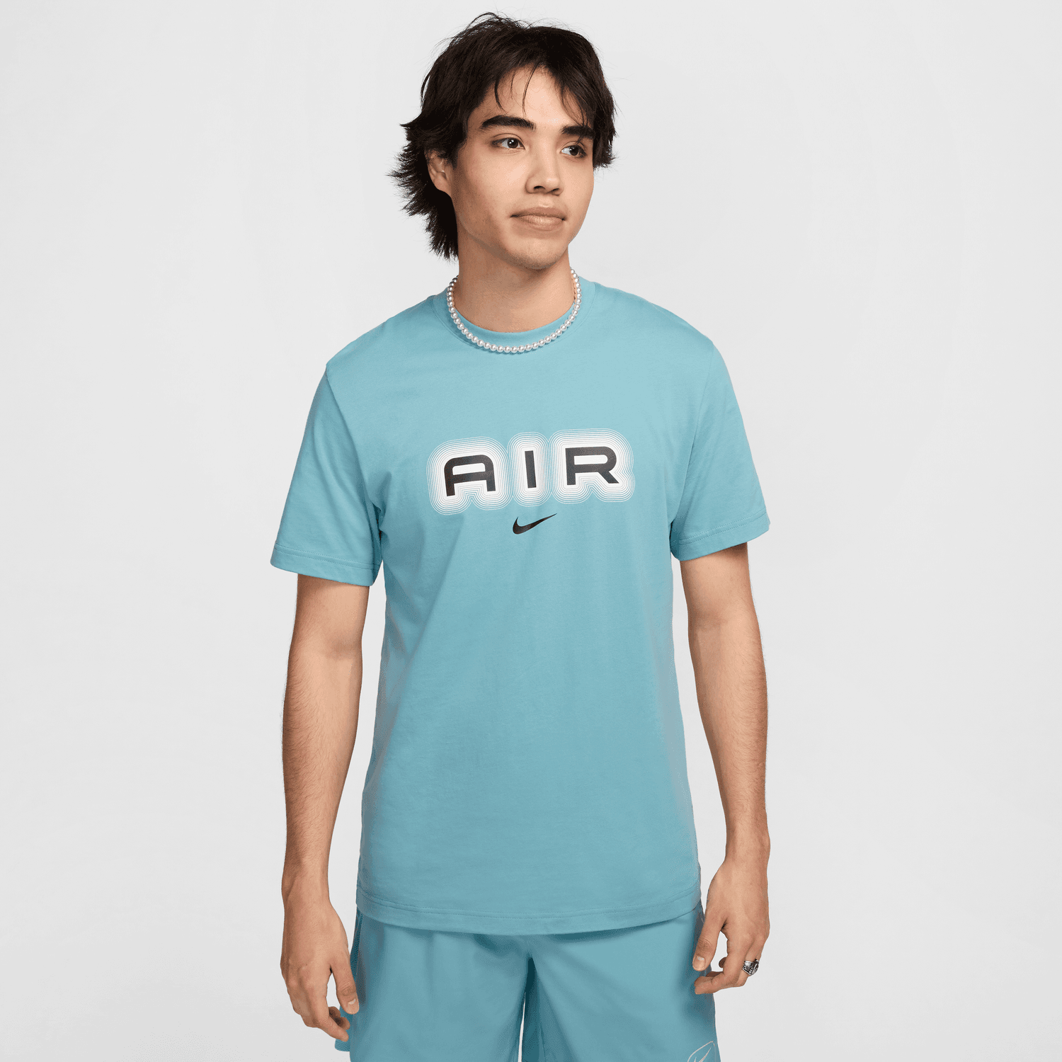 T-Shirt Nike Air Graphic - Blu/Bianco