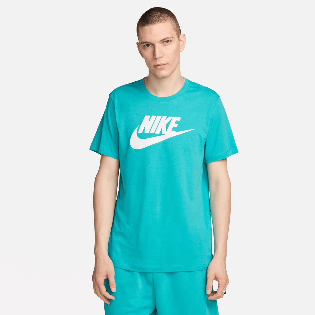 T-Shirt Nike Futura Icon - Türkis/Weiß