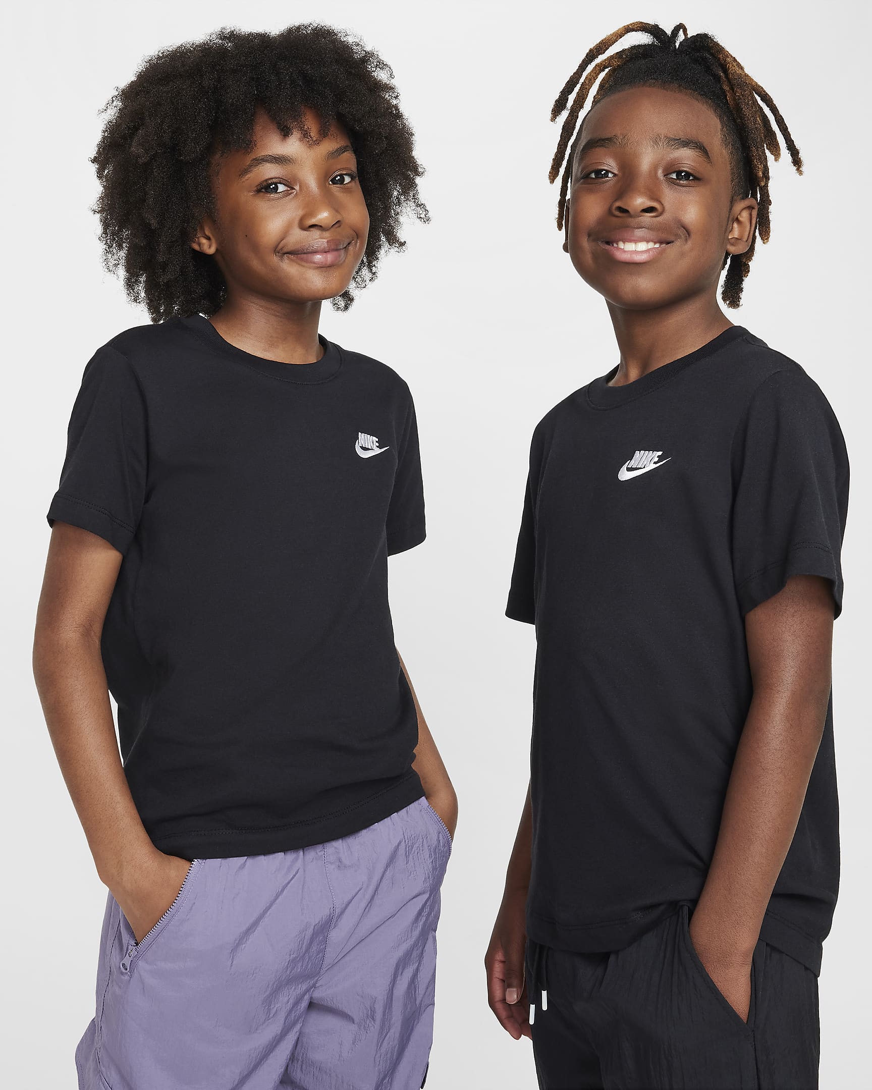 T-Shirt Nike Junior - Schwarz