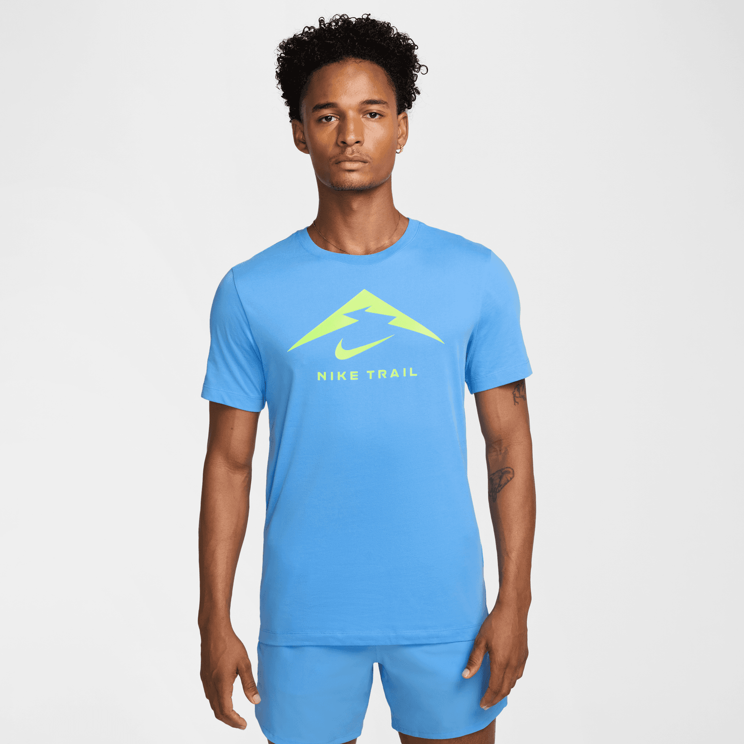 T-Shirt Nike Trail - Blau/Grün