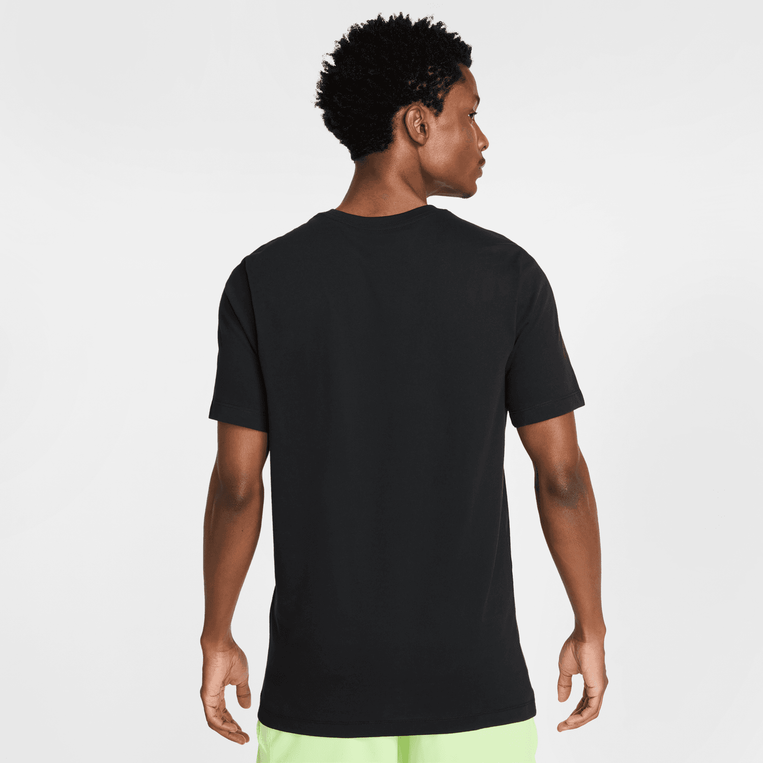 T-shirt Nike Trail - Nero/Giallo