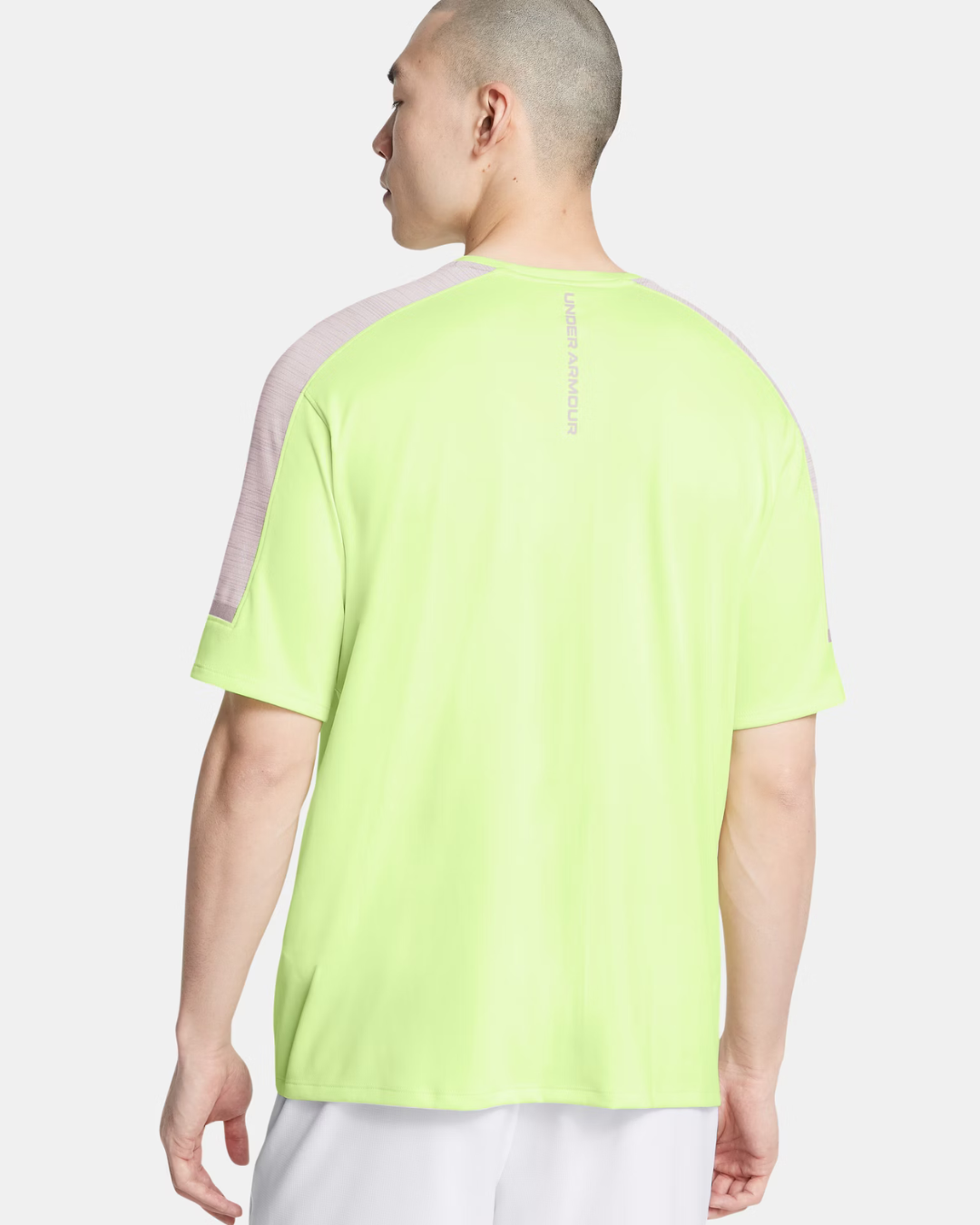 Camiseta Under Armour Tech Utility - Amarillo/Gris