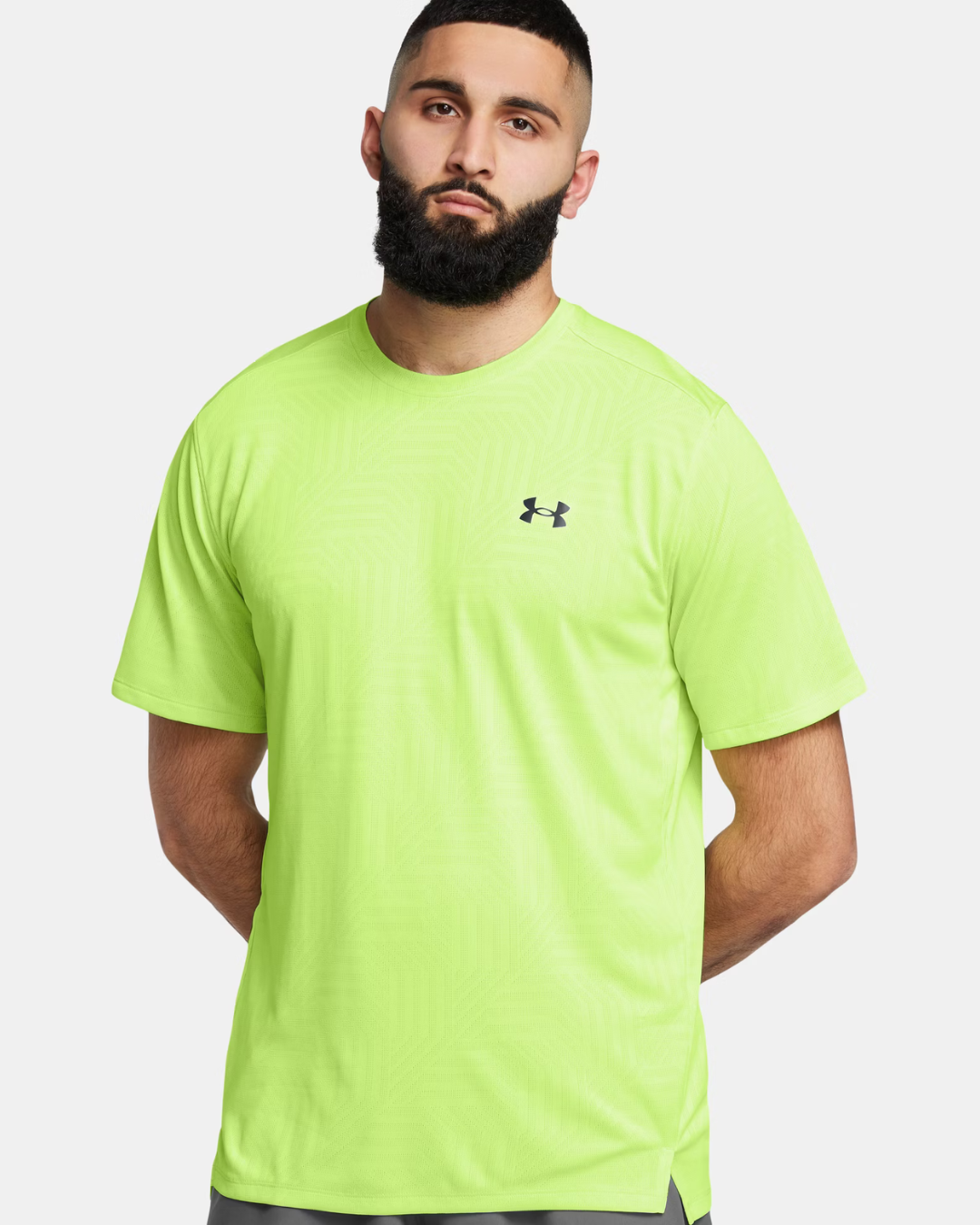 T-Shirt Under Armour Tech Vent Geotessa - Gelb