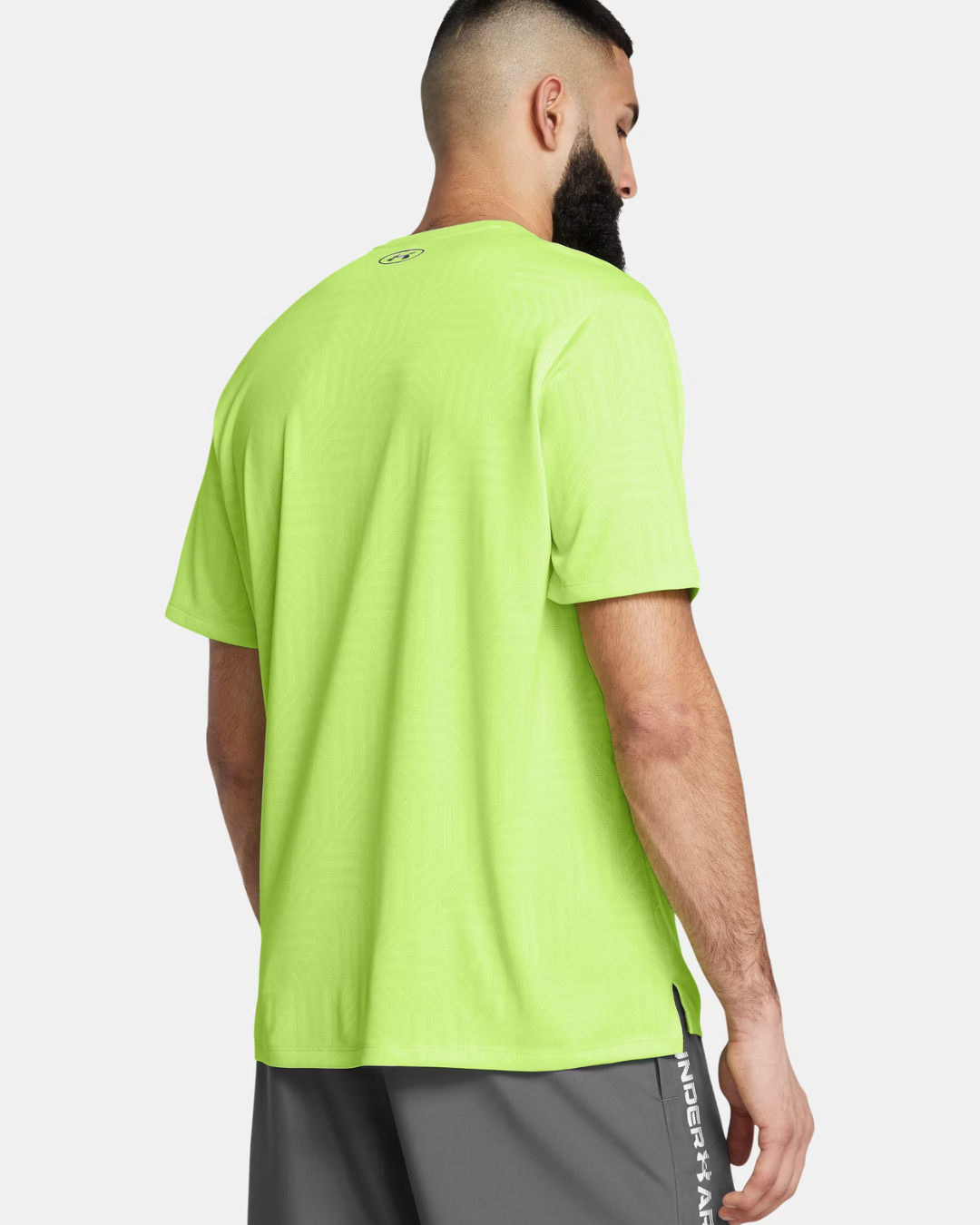 Camiseta Under Armour Tech Vent Geotessa - Amarilla