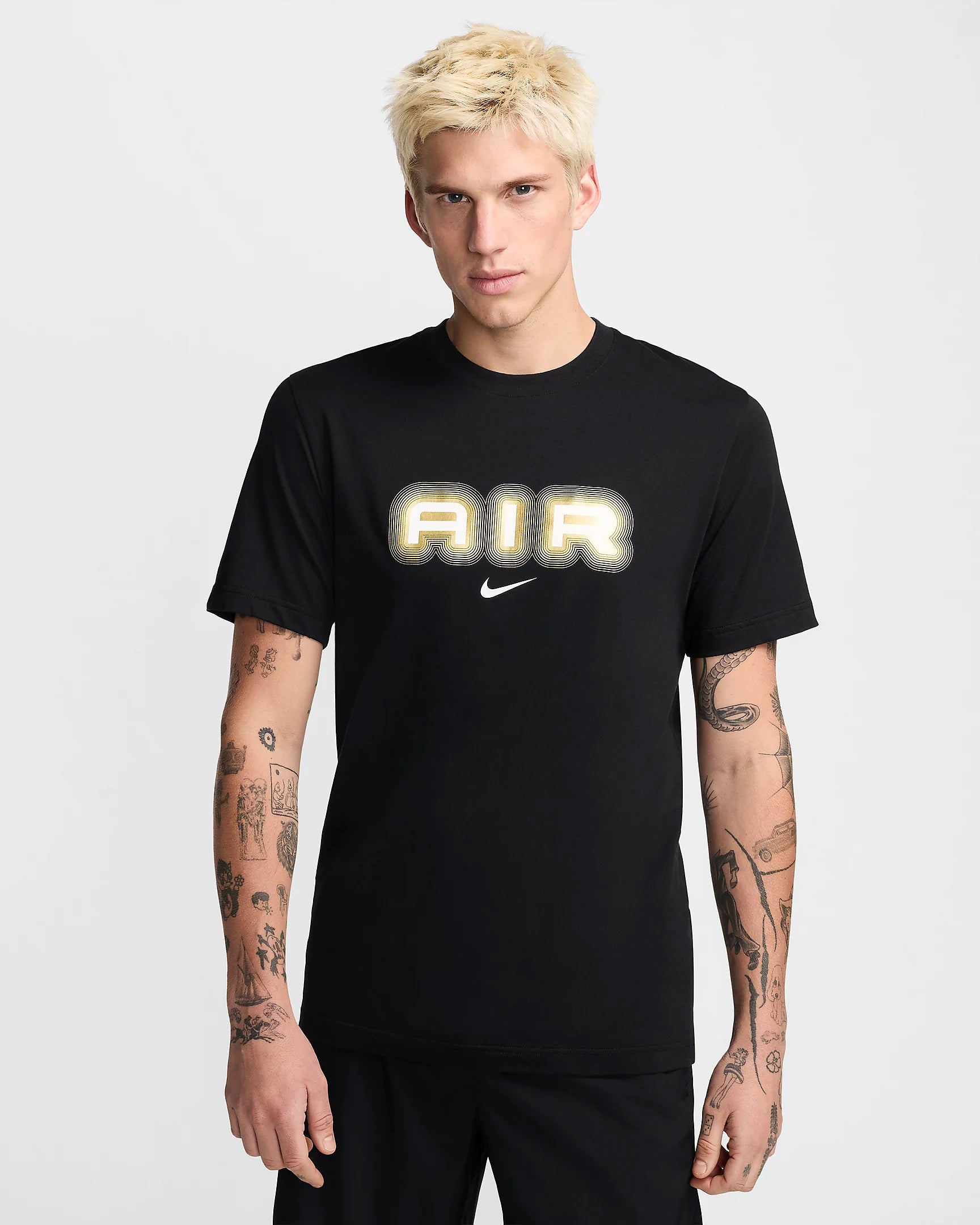 T-Shirt Nike Air Graphic - Schwarz