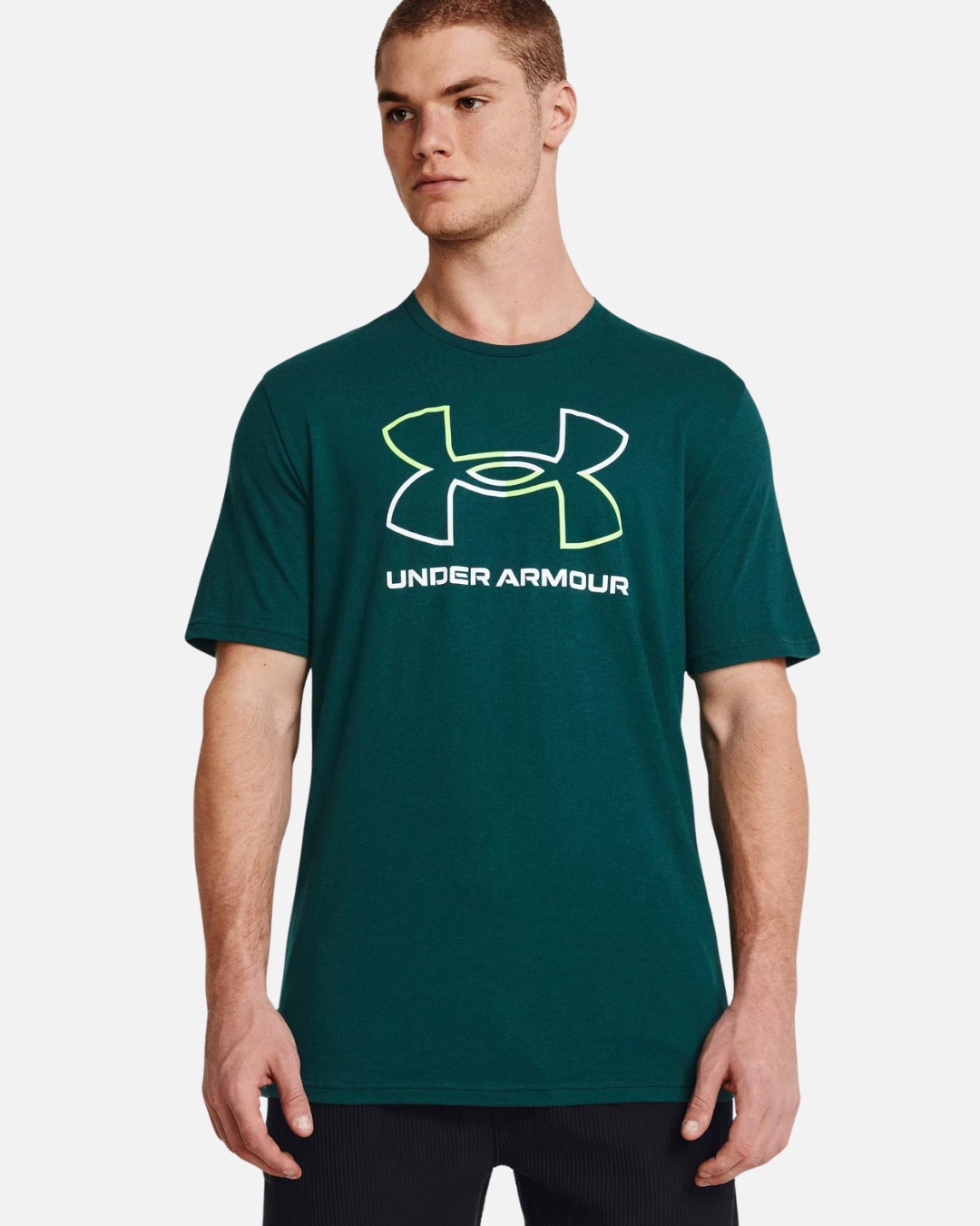 T-shirt Under Armour Foundation - Vert/Blanc